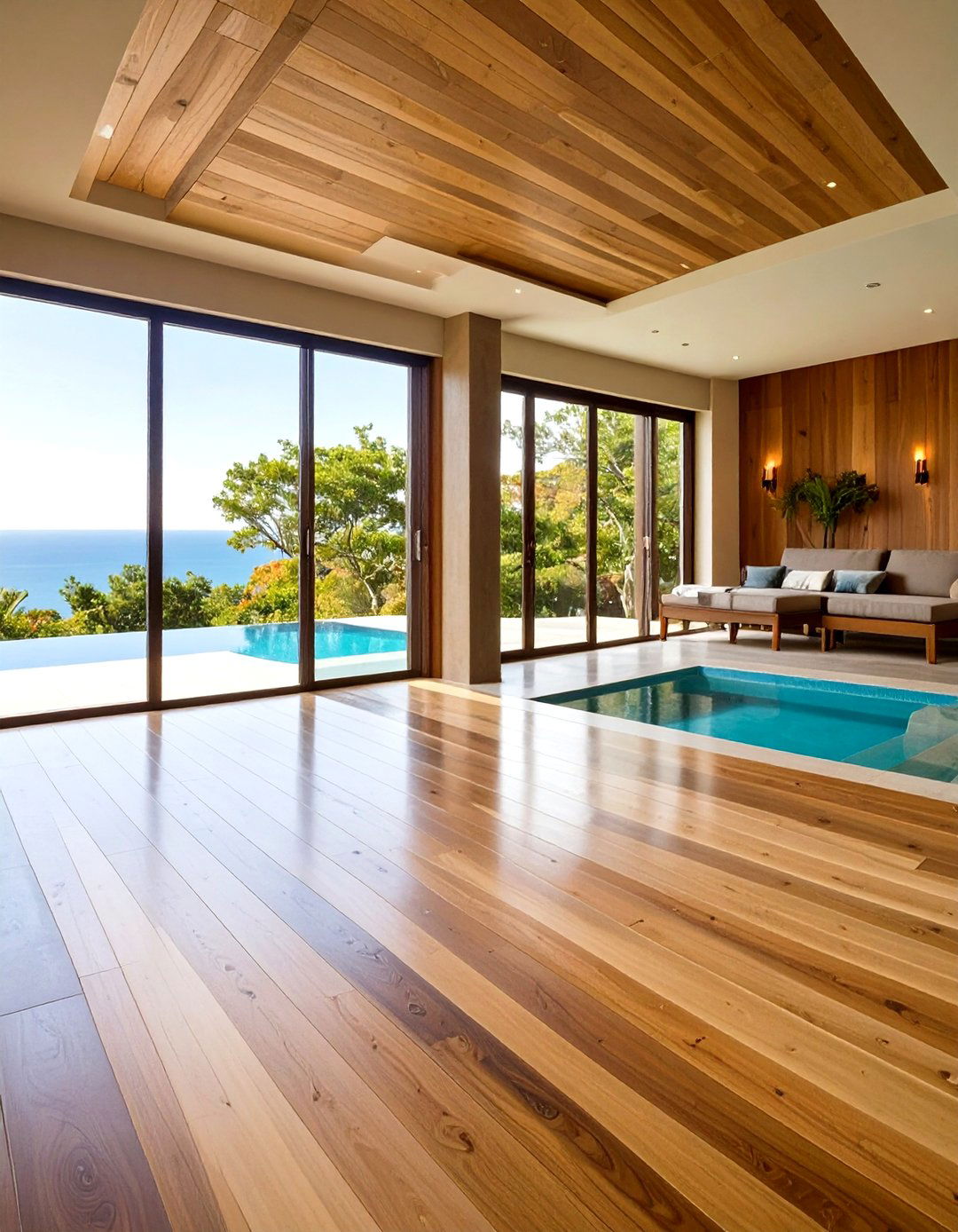 Nature Inspired Epoxy Floor Design - 20 Epoxy Floor Designs
