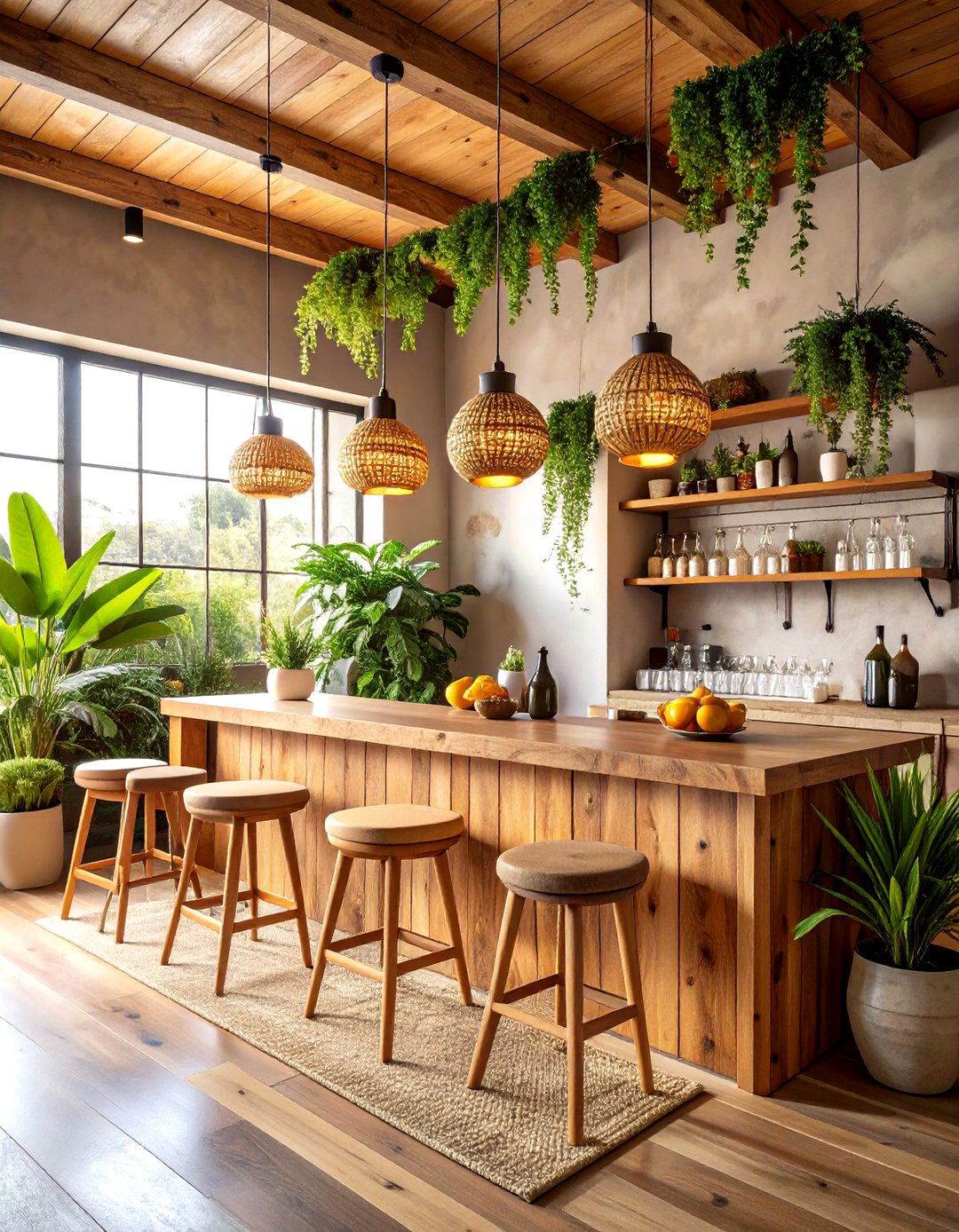 Nature Inspired Mini Bar Design - 20 Mini Bar Ideas