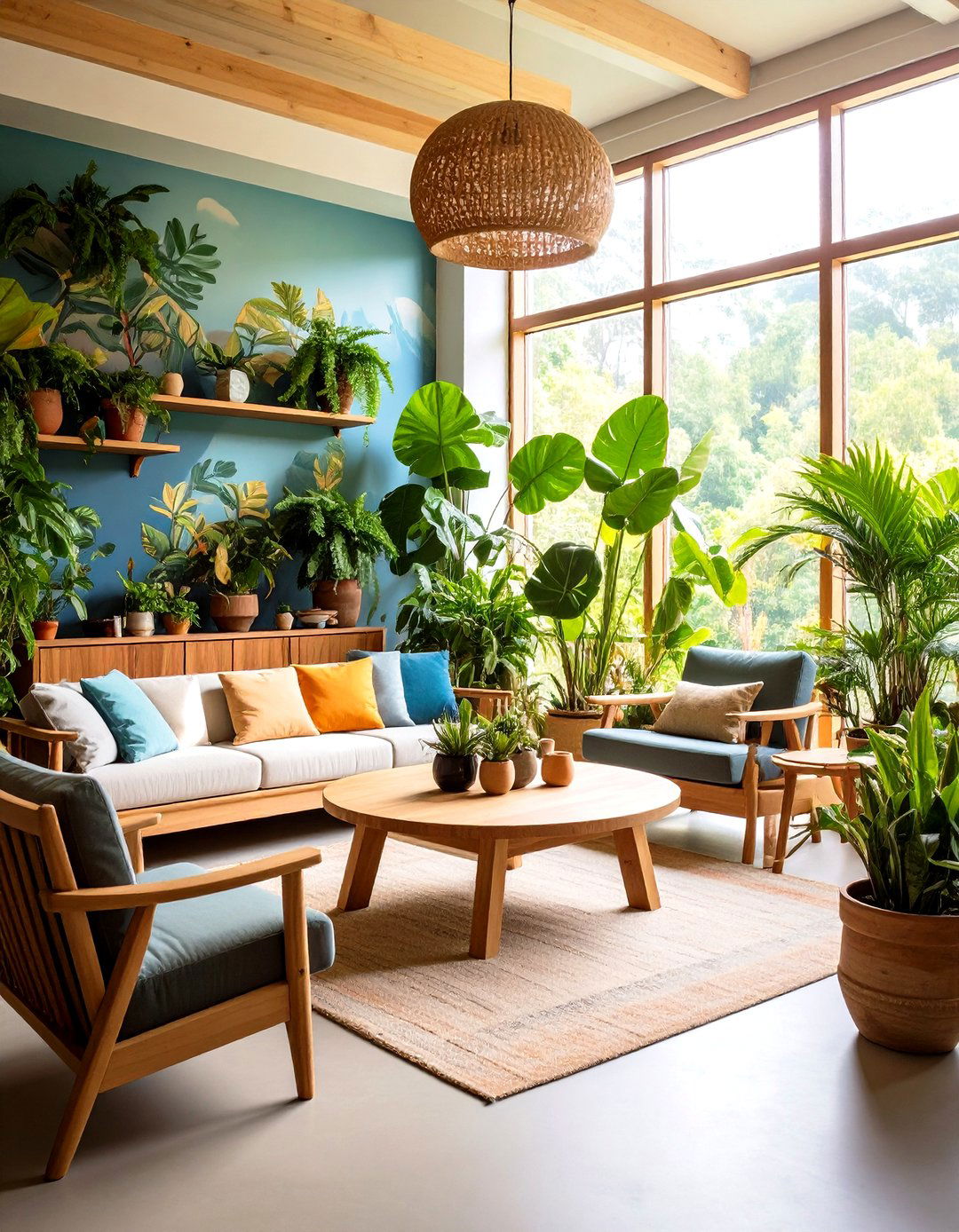 Nature Themed Decor and Plants - 20 Sensory Room Ideas