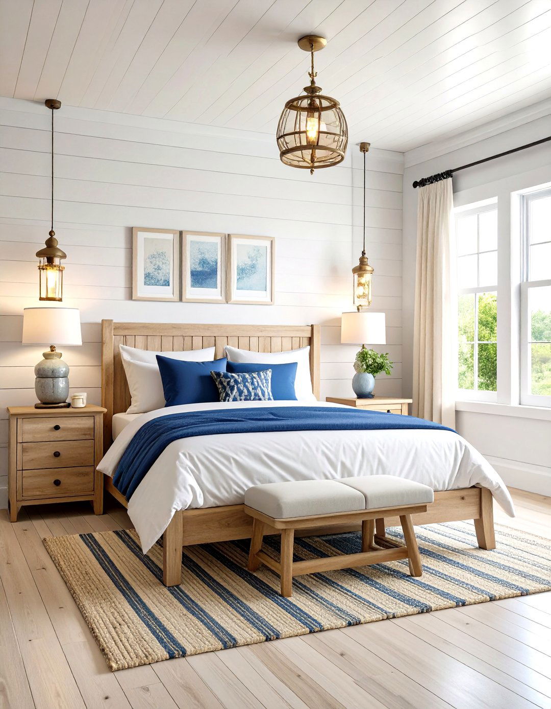 Nautical Maritime Mens Bedroom - 20 Men's Bedroom Ideas