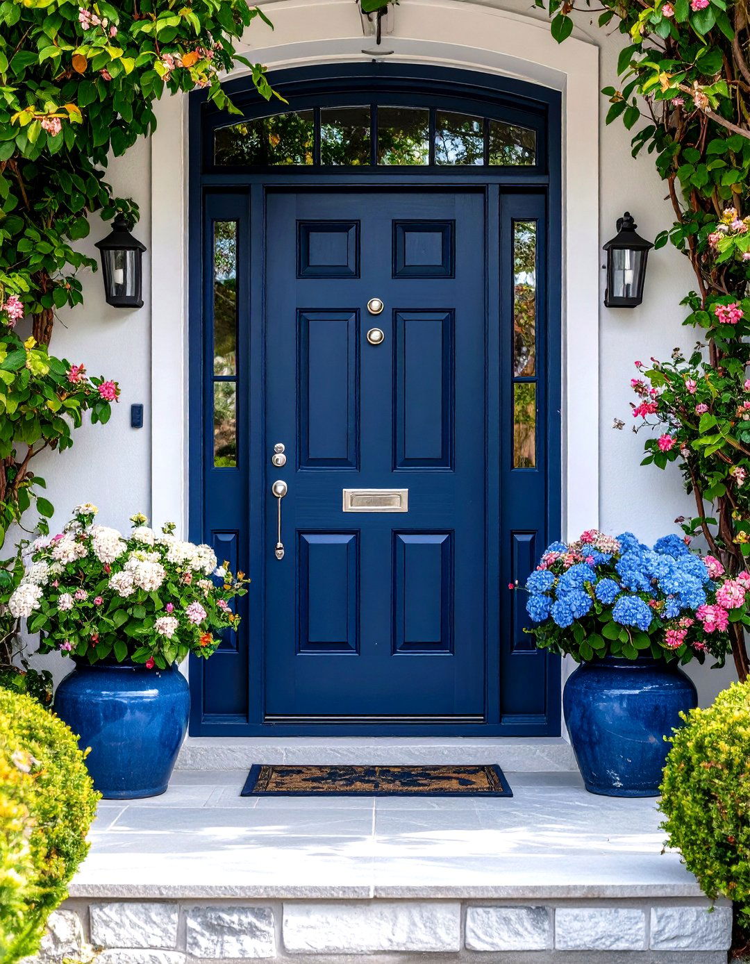 Nautical Navy Door - 20 Door Painting Ideas