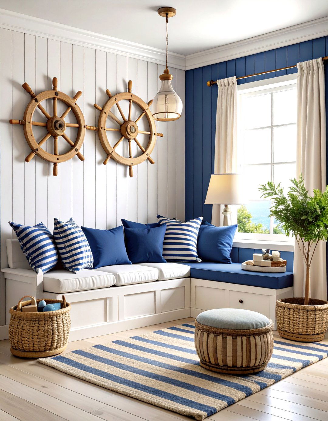 Nautical Ship Kids Reading Nook - 20 kids reading nook ideas