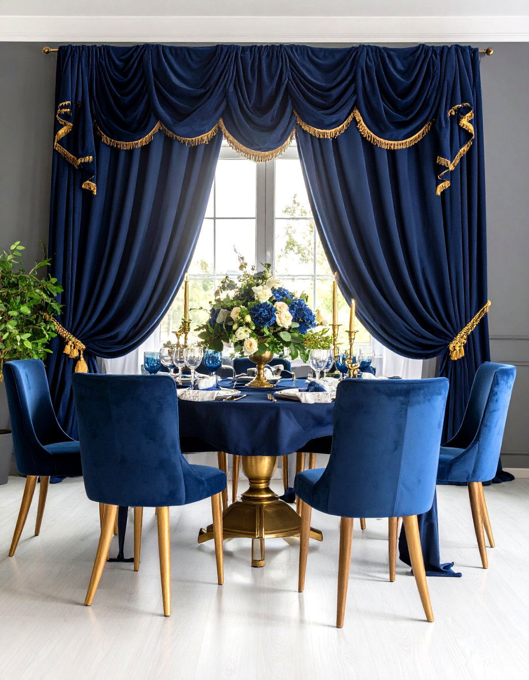 Navy Blue Curtains for Gray Walls - 20 What Color Curtains Go With Gray Walls