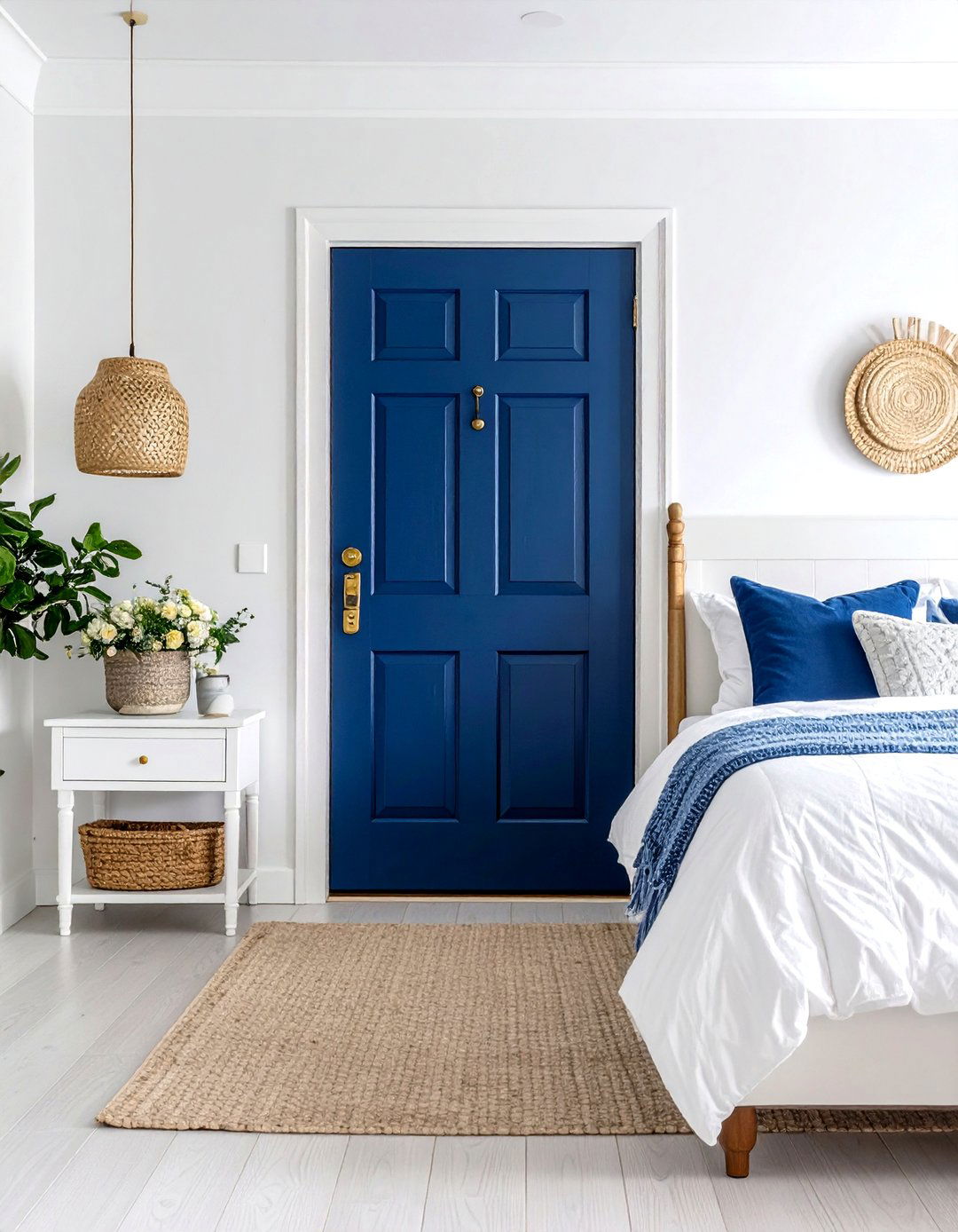 Navy Blue Interior Door Color - 20 Interior Door Color Ideas