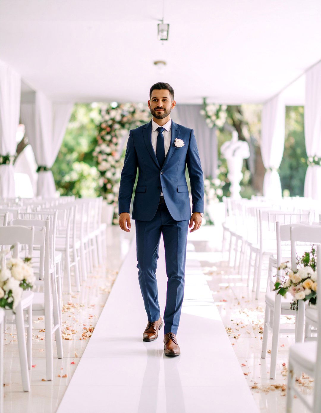 Navy Blue Mens Wedding Outfit Classic - 20 Men's Wedding Outfit Ideas