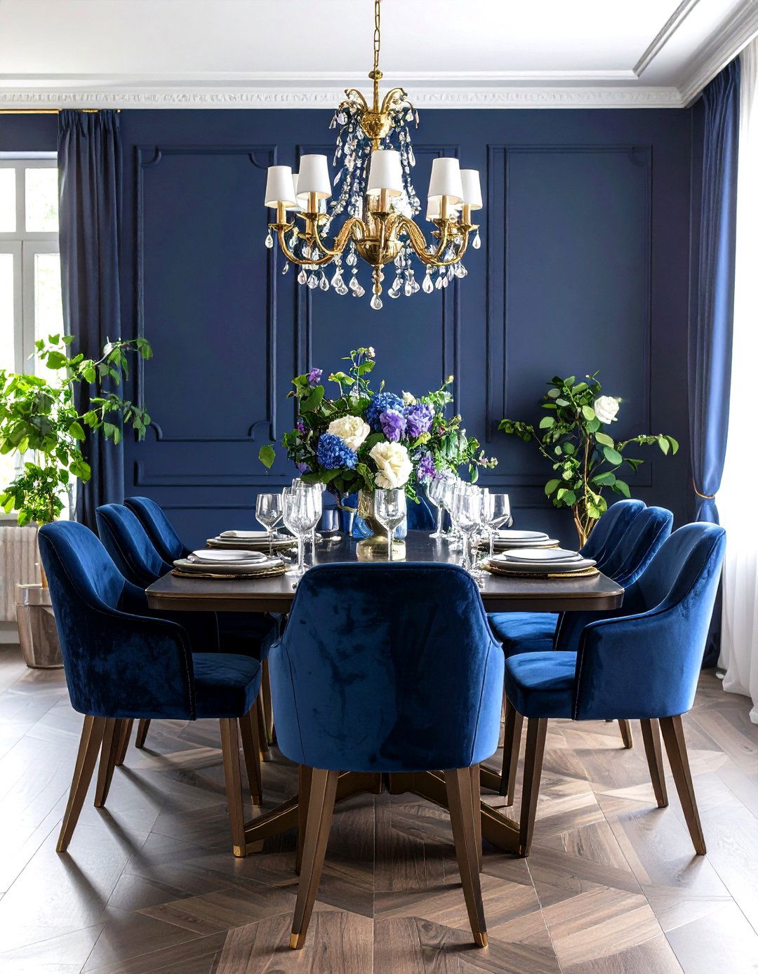 Navy Blue Monochromatic Color Scheme for Rooms - 20 Monochromatic Color Schemes for Rooms