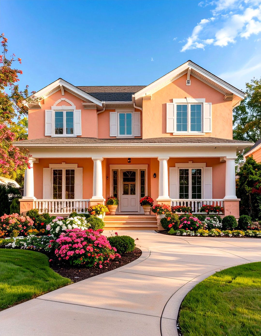 Nearly Peach - 20 Stucco Colors for Home Exteriors