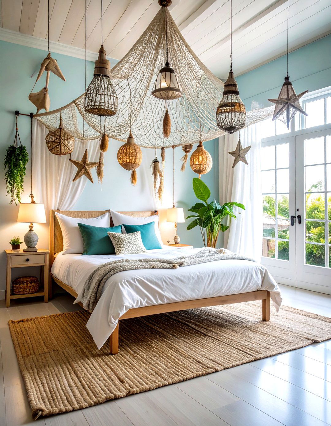 Netting Accents for Pirate Bedroom - 20 Pirate-themed Bedroom Ideas