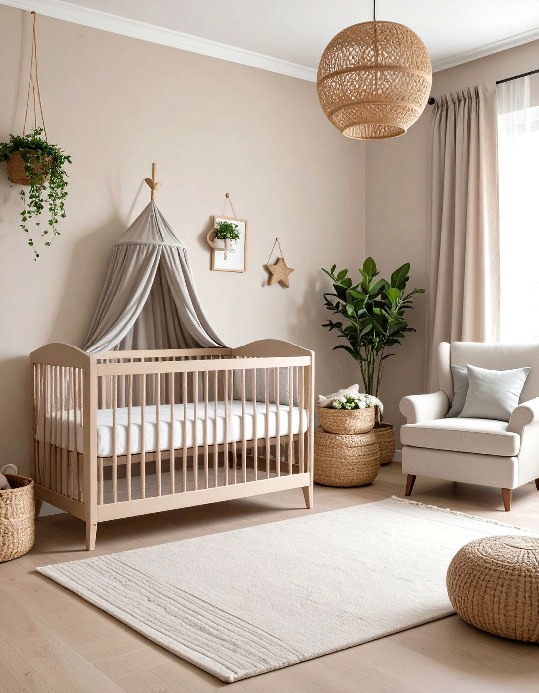 Neutral Gender neutral Design - 20 Boho Nursery Ideas