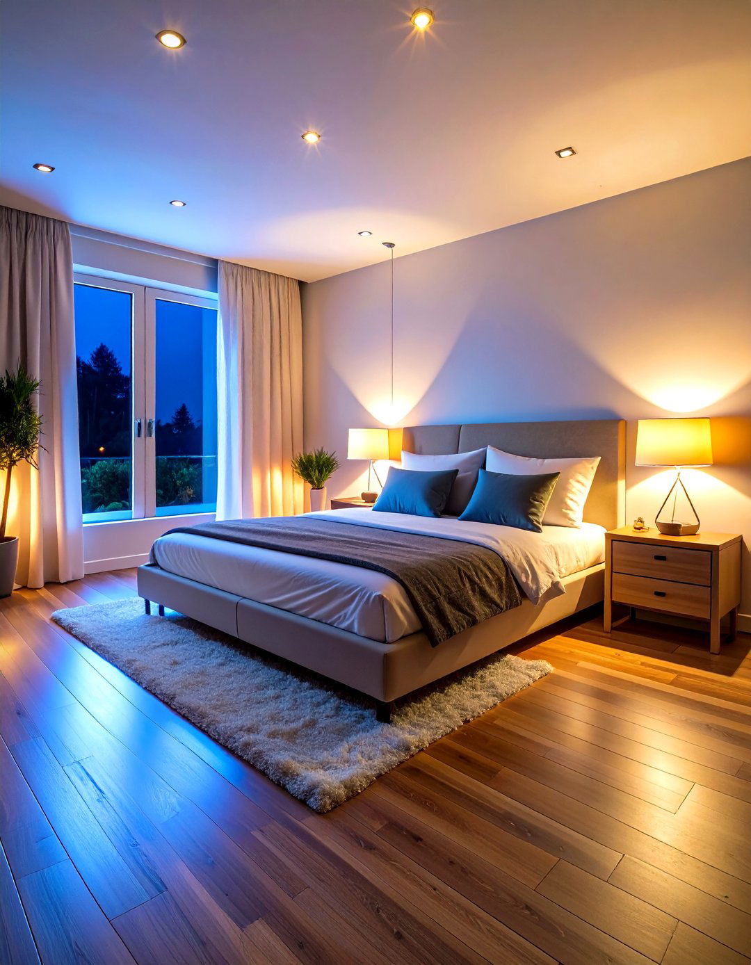 Night Lights - 20 Small Bedroom Lighting Ideas