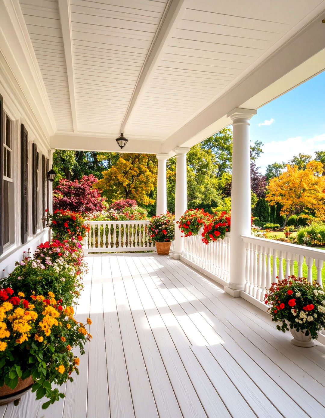 No Railings - 20 Veranda Ideas