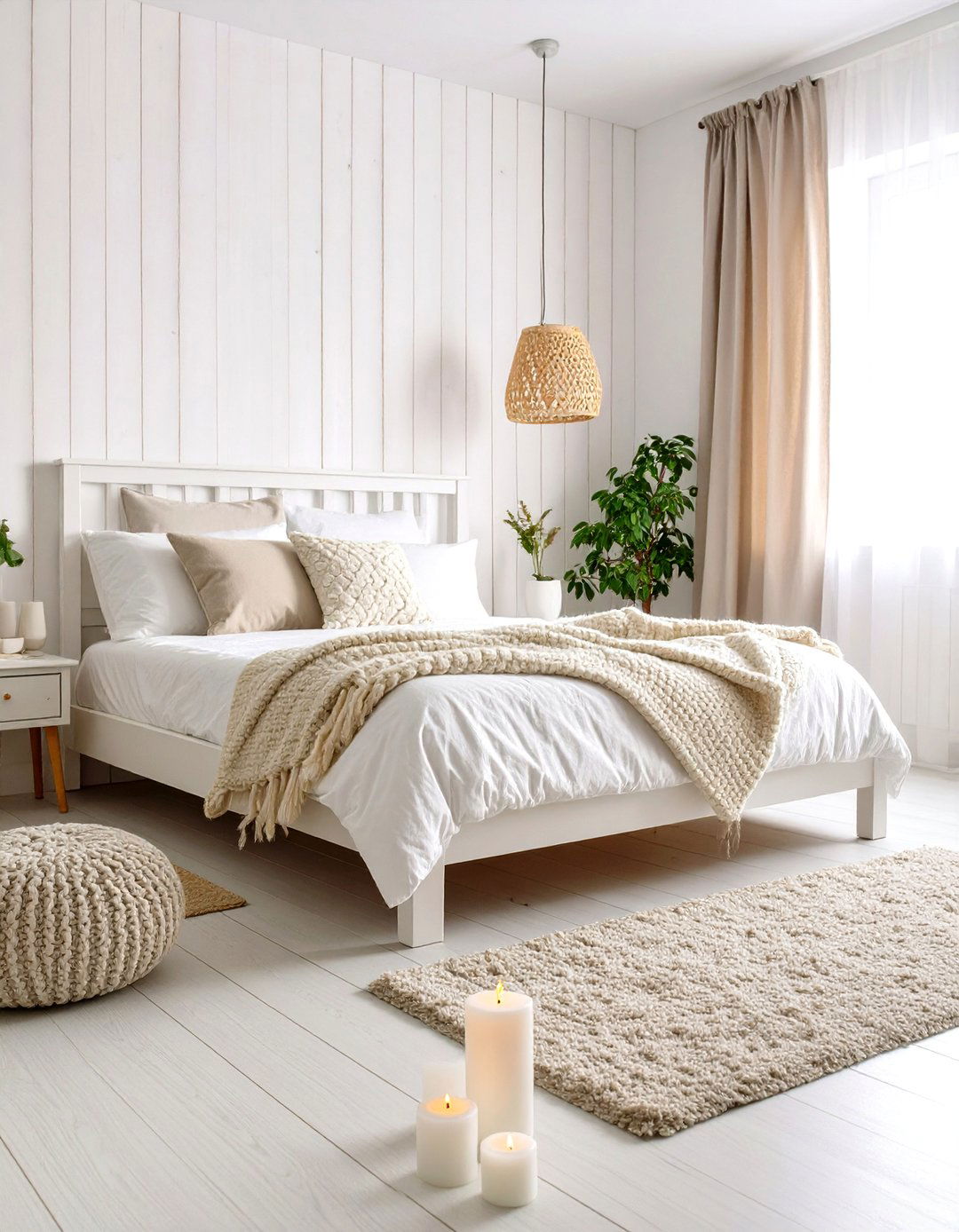 Nordic Hygge White Bedroom - 20 White Bedroom Ideas