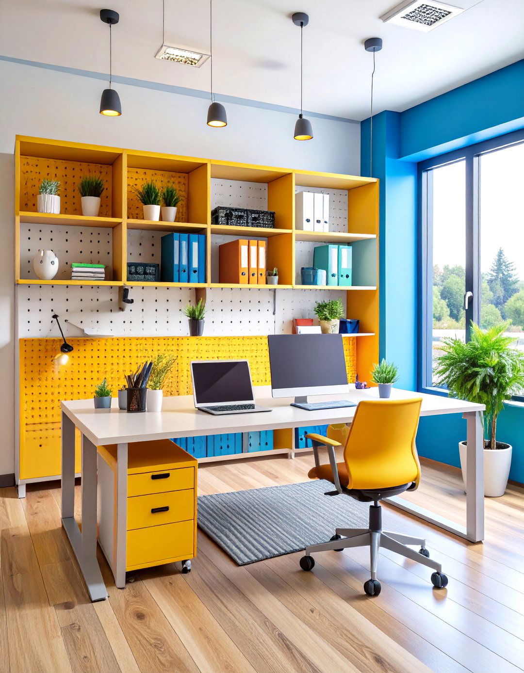 Office Wall Decor Pegboards - 20 Office Wall Decor Ideas