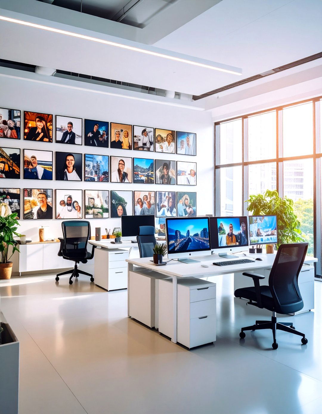 Office Wall Decor Photo Displays - 20 Office Wall Decor Ideas