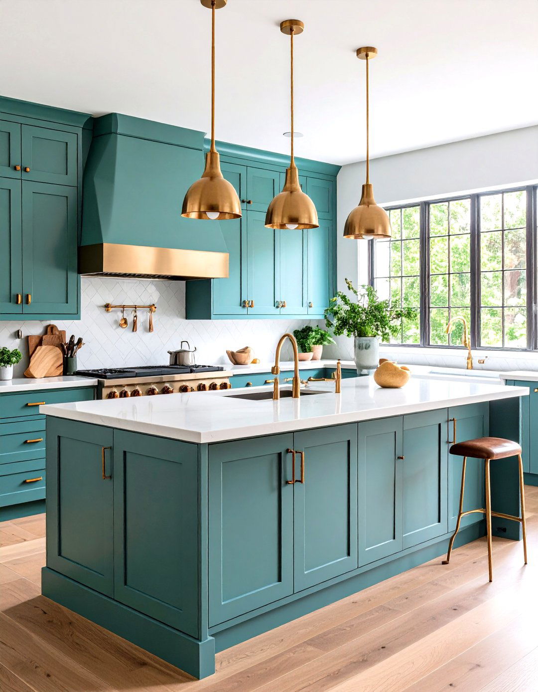 Oil Rubbed Bronze Hardware Adds Subtle Depth - 20 Craftsman Kitchen Ideas