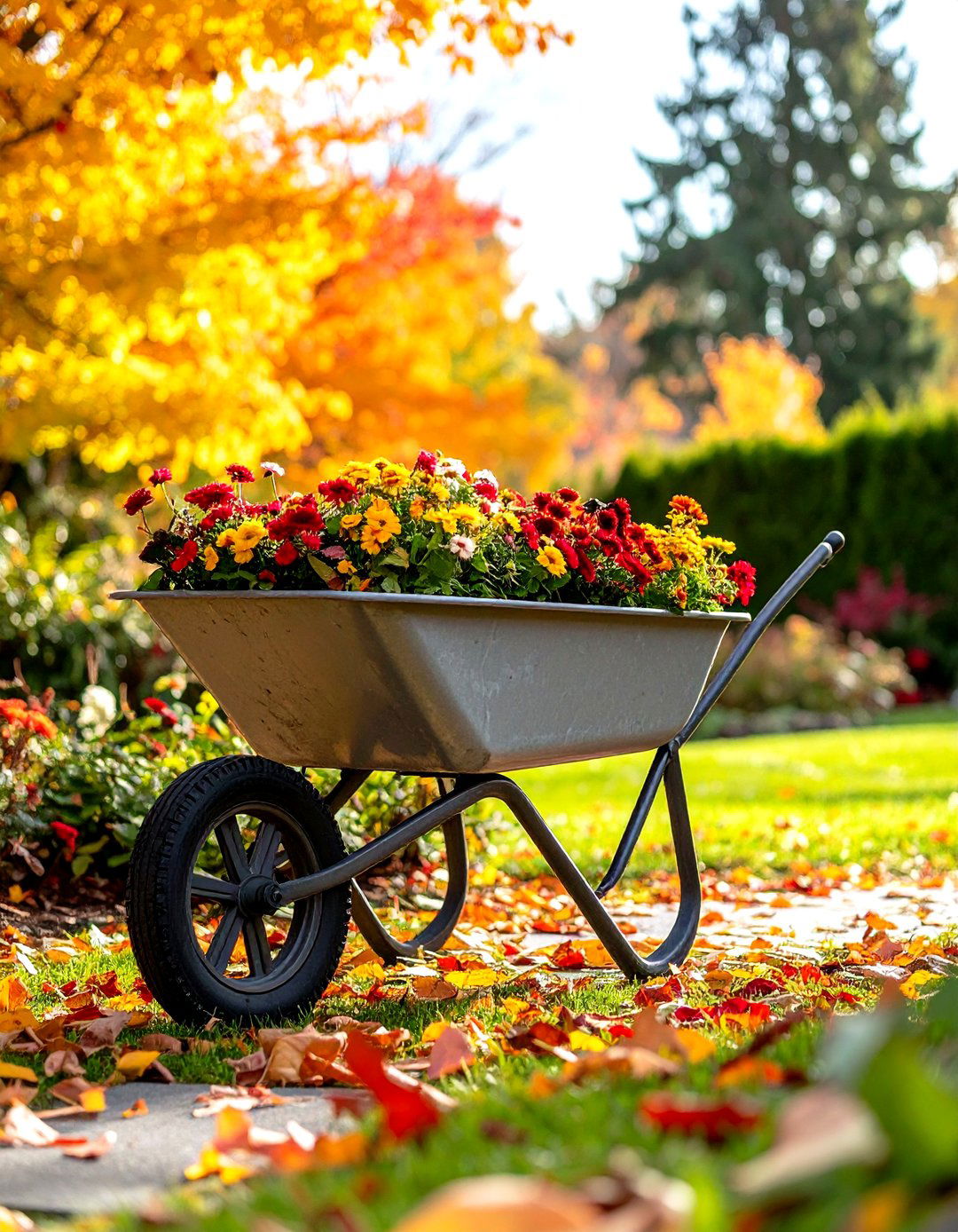Old Wheelbarrow Address Sign Display - 20 Old Wheelbarrow Ideas
