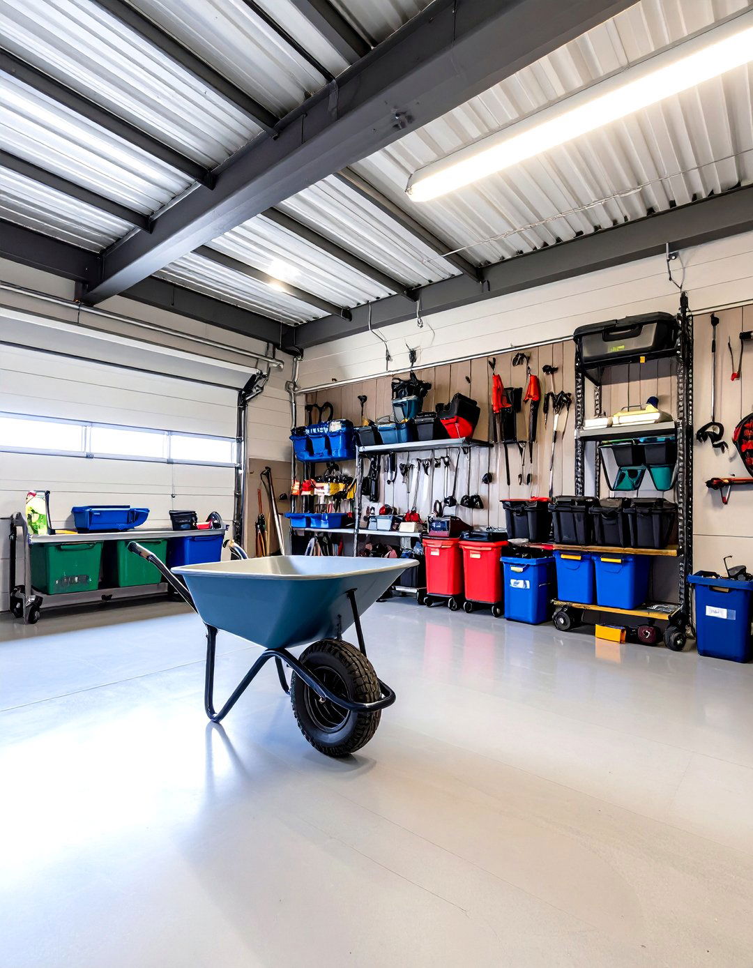 Old Wheelbarrow Storage Shed Organization - 20 Old Wheelbarrow Ideas