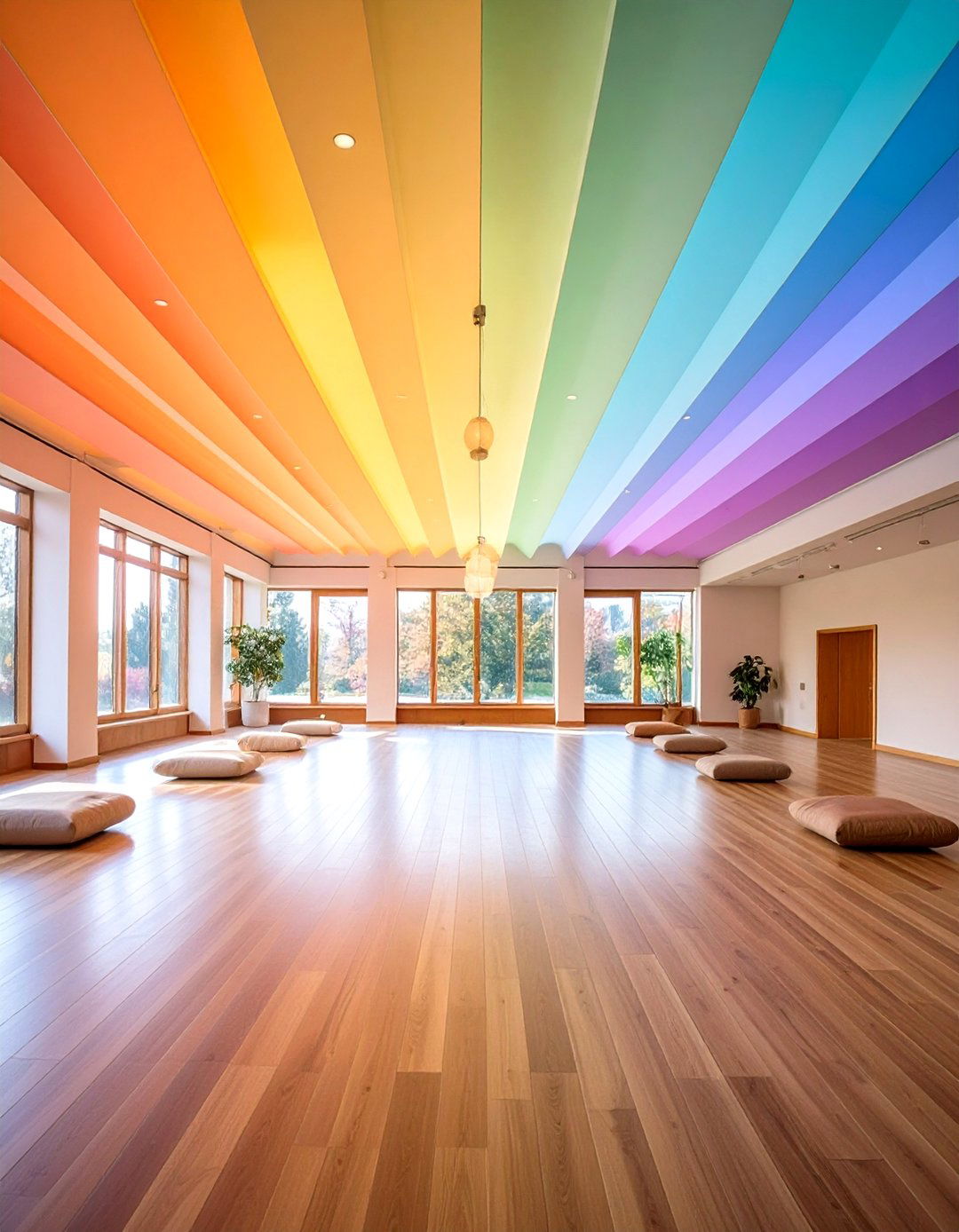 Ombre Effect Ceiling Wallpaper - 20 Ceiling Wallpaper Ideas