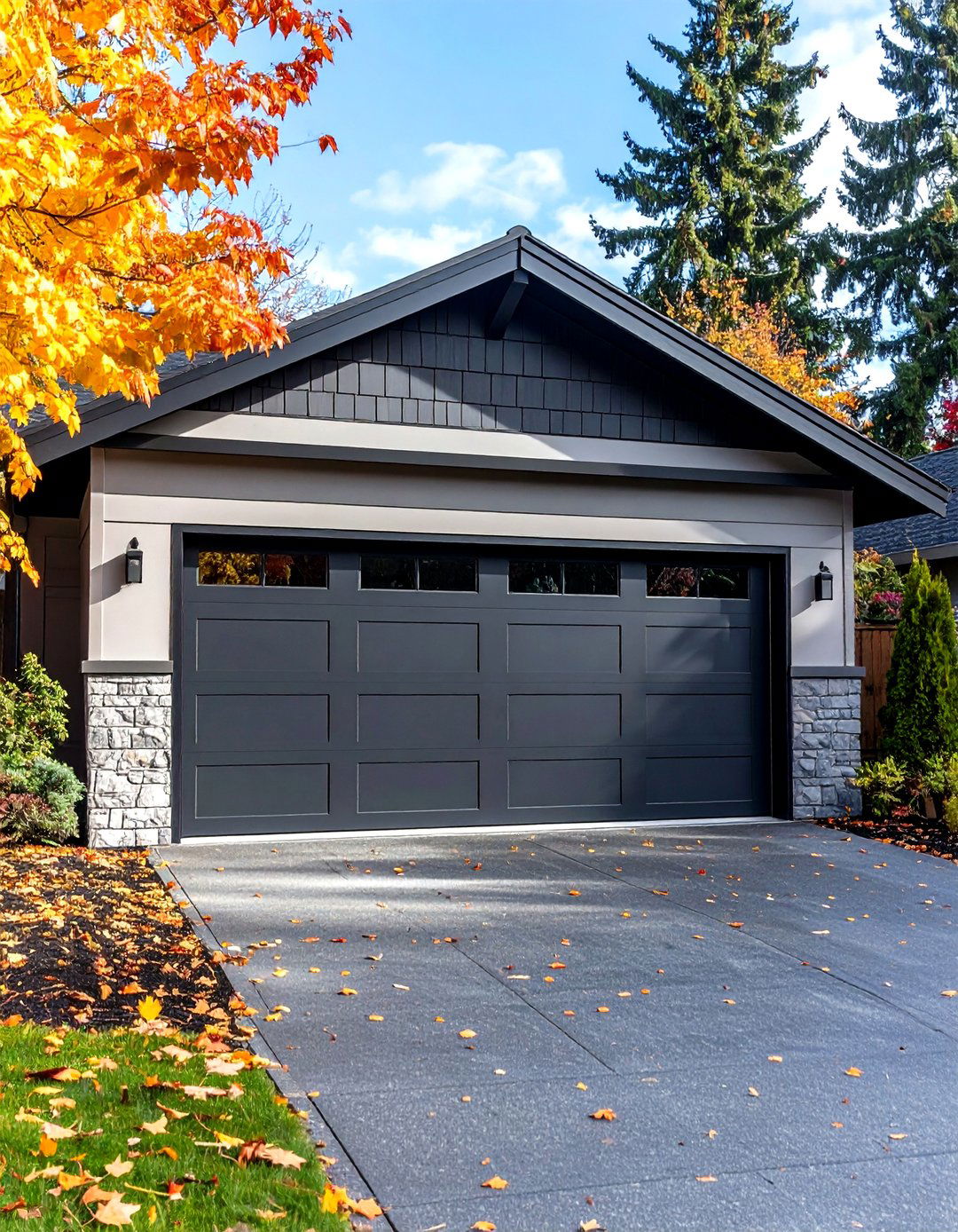 Ombre Fade Garage Door Artistry - 20 Garage Door Paint Ideas