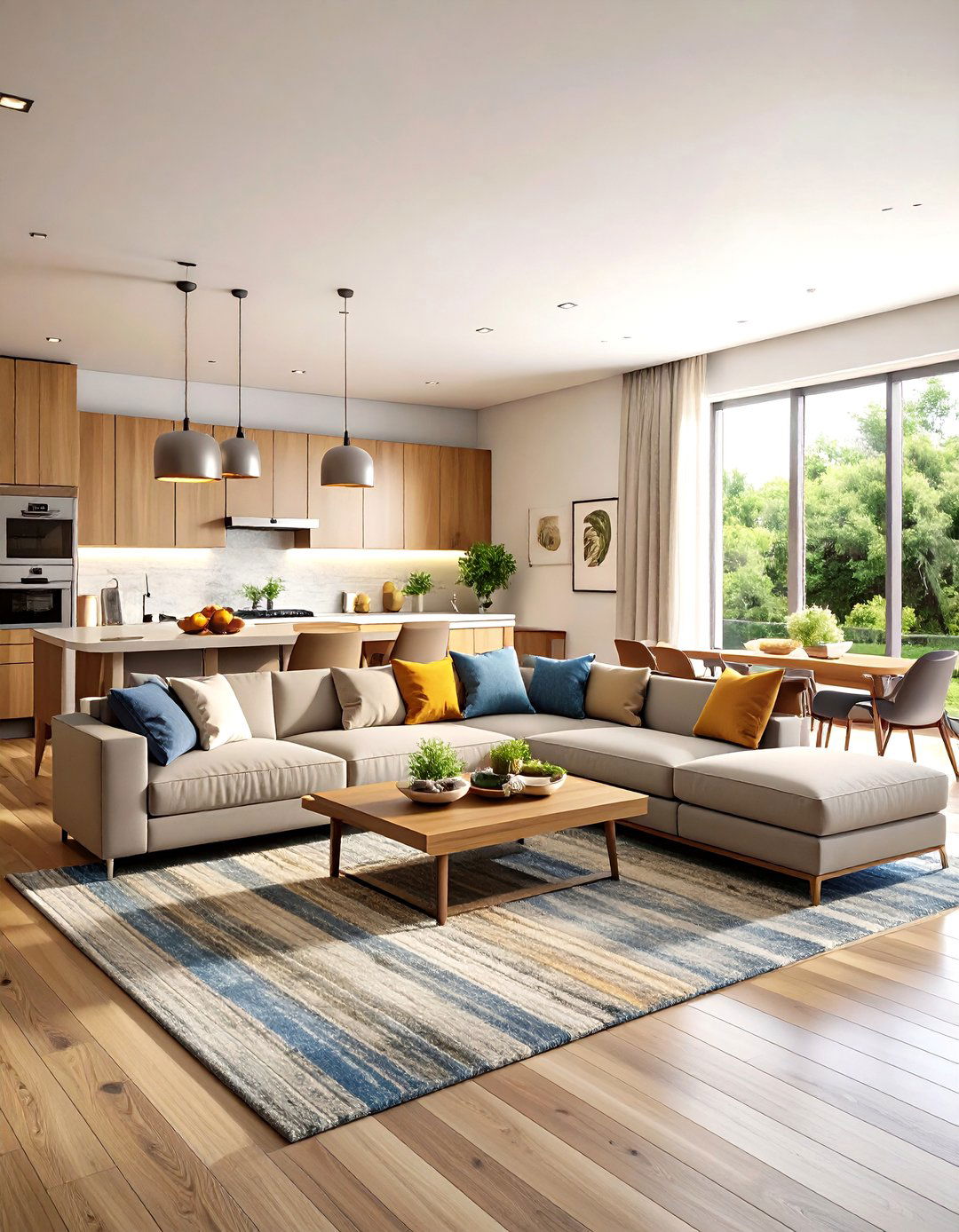 Open Concept Condo Living Room Layout - 20 Condo Living Room Ideas