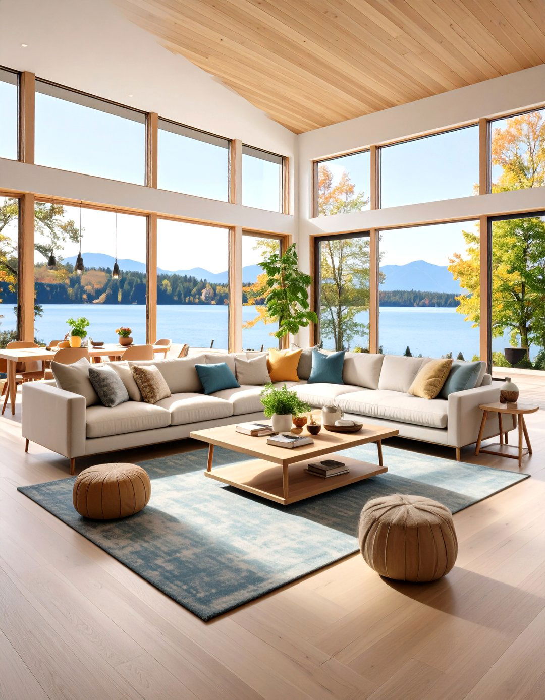 Open Concept Lake House Decorating - 20 Lake House Decorating Ideas