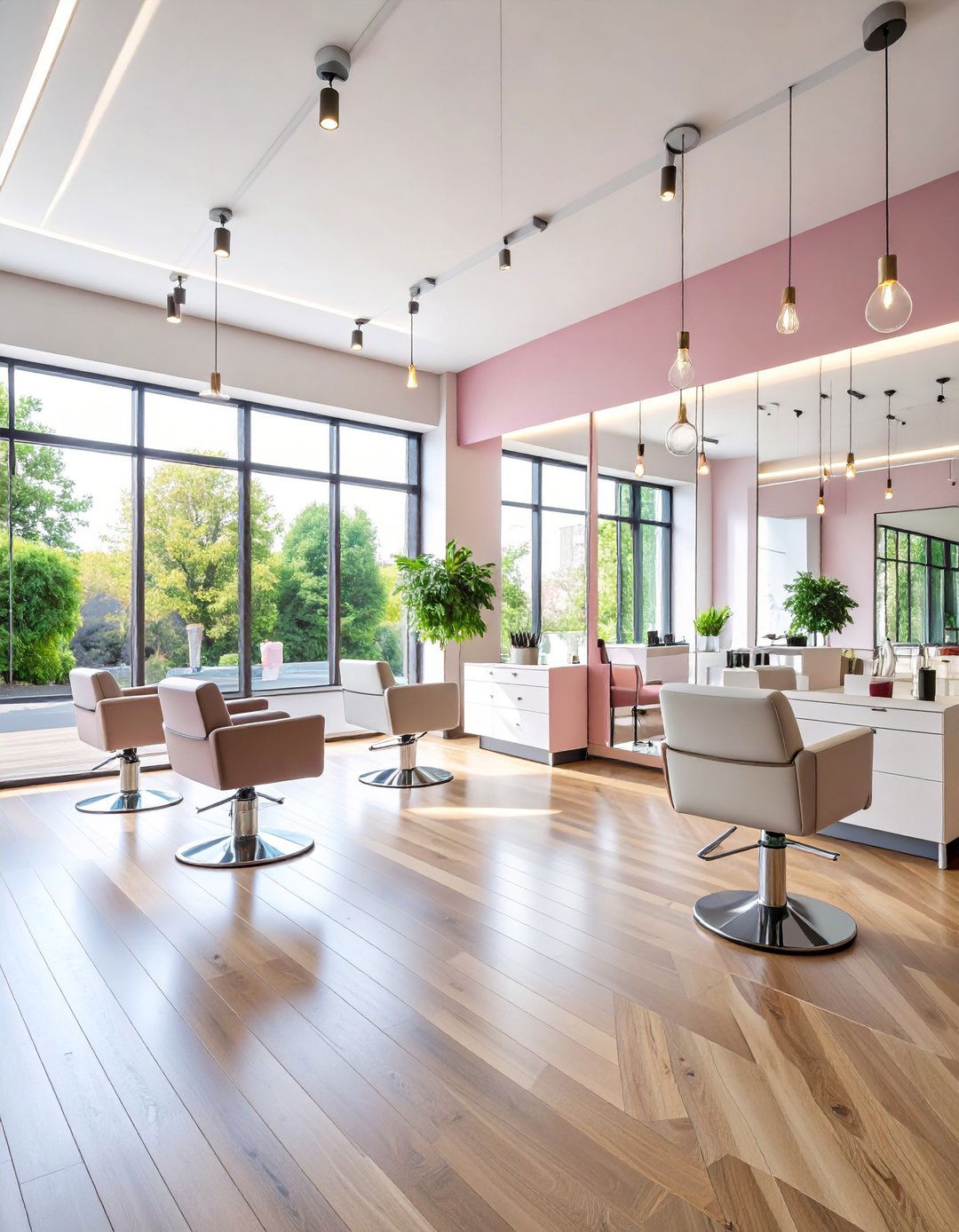 Open Concept Layout - 20 Salon Interior Design Ideas