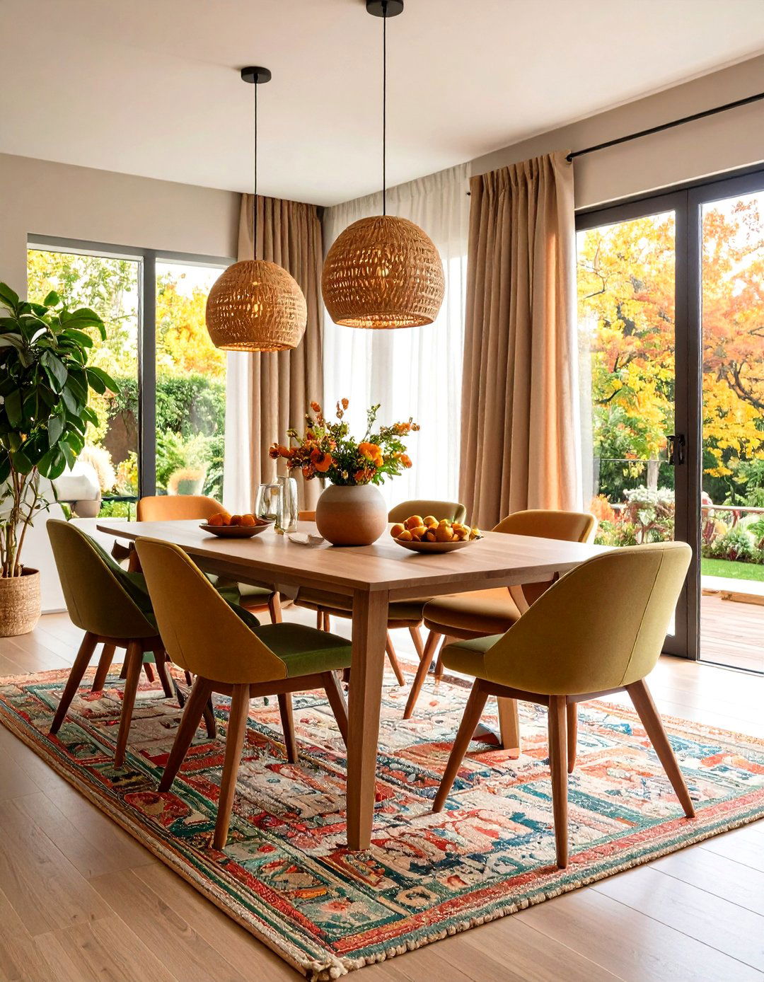 Open Concept Modern Dining Room Integration - 20 Modern Dining Room Ideas