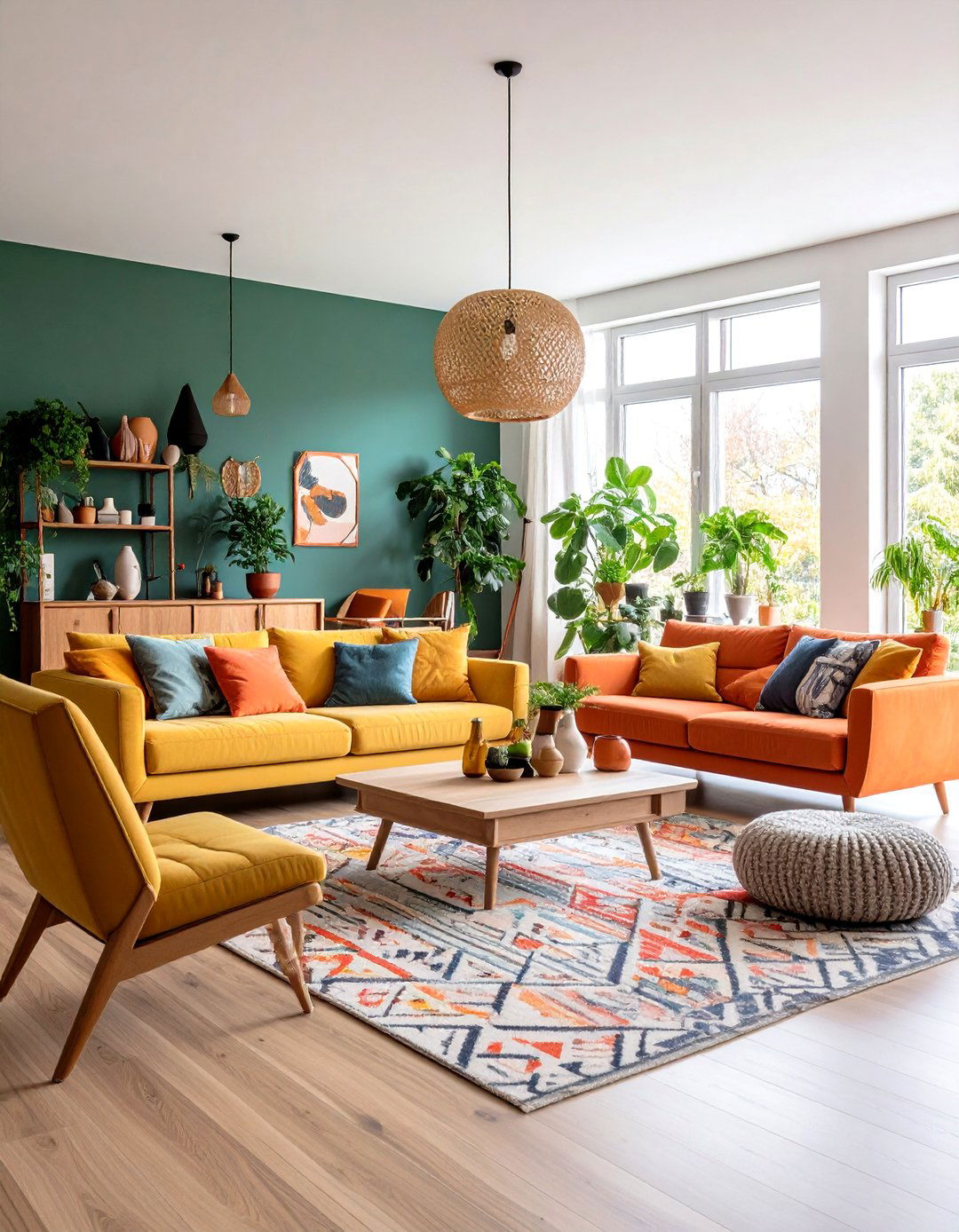 Open Concept Zoned Living Room Layout - 20 Living Room Layout Ideas