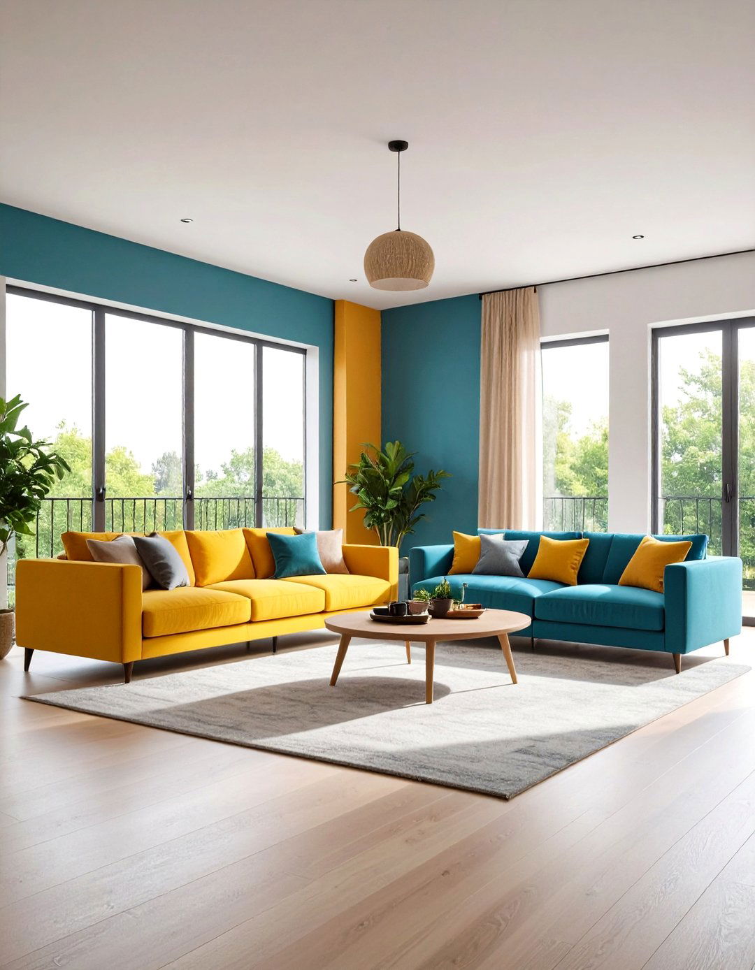 Open Floor Plan Color Scheme Coordination for Visual Flow - 20 Open Floor Plan Ideas