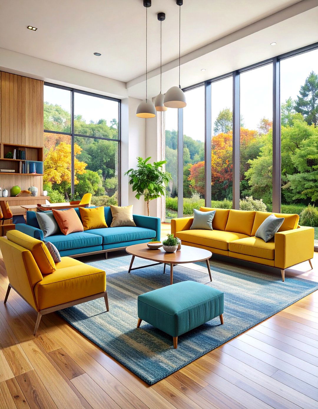 Open Floor Plan Flexible Furniture Arrangements for Multi Purpose Living - 20 Open Floor Plan Ideas