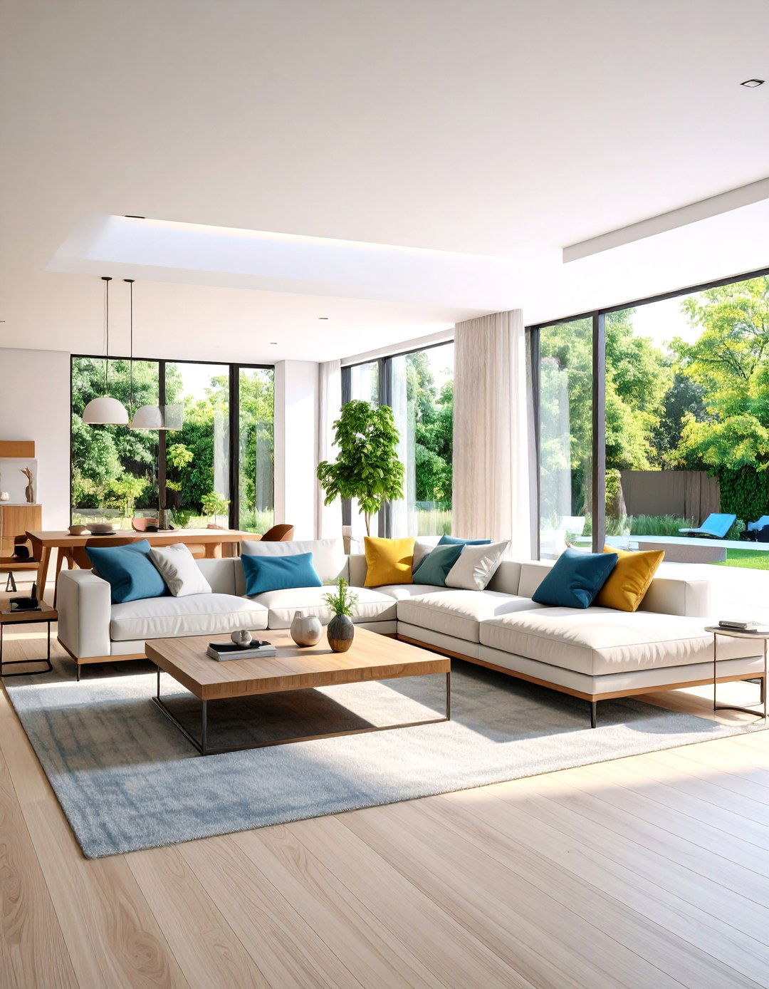 Open Floor Plan Zoning with Strategic Furniture Placement - 20 Open Floor Plan Ideas