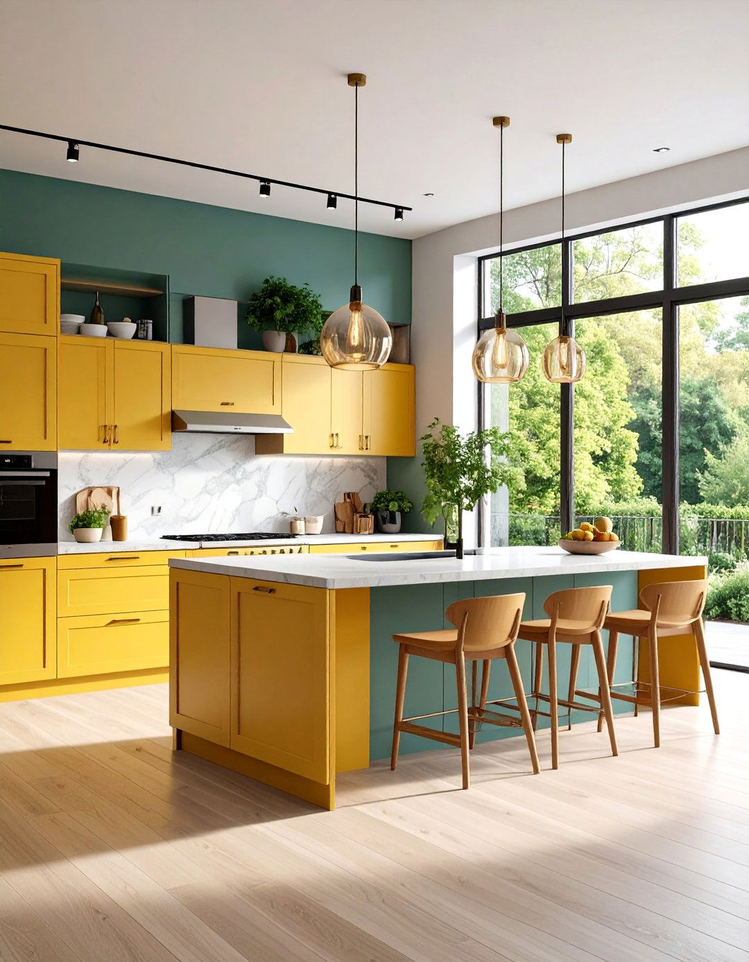 Open Kitchen Floor to Ceiling Design - 20 Open Kitchen Ideas