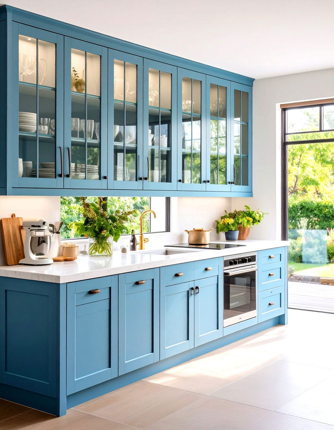 Open Kitchen Glass Cabinet Displays - 20 Open Kitchen Ideas