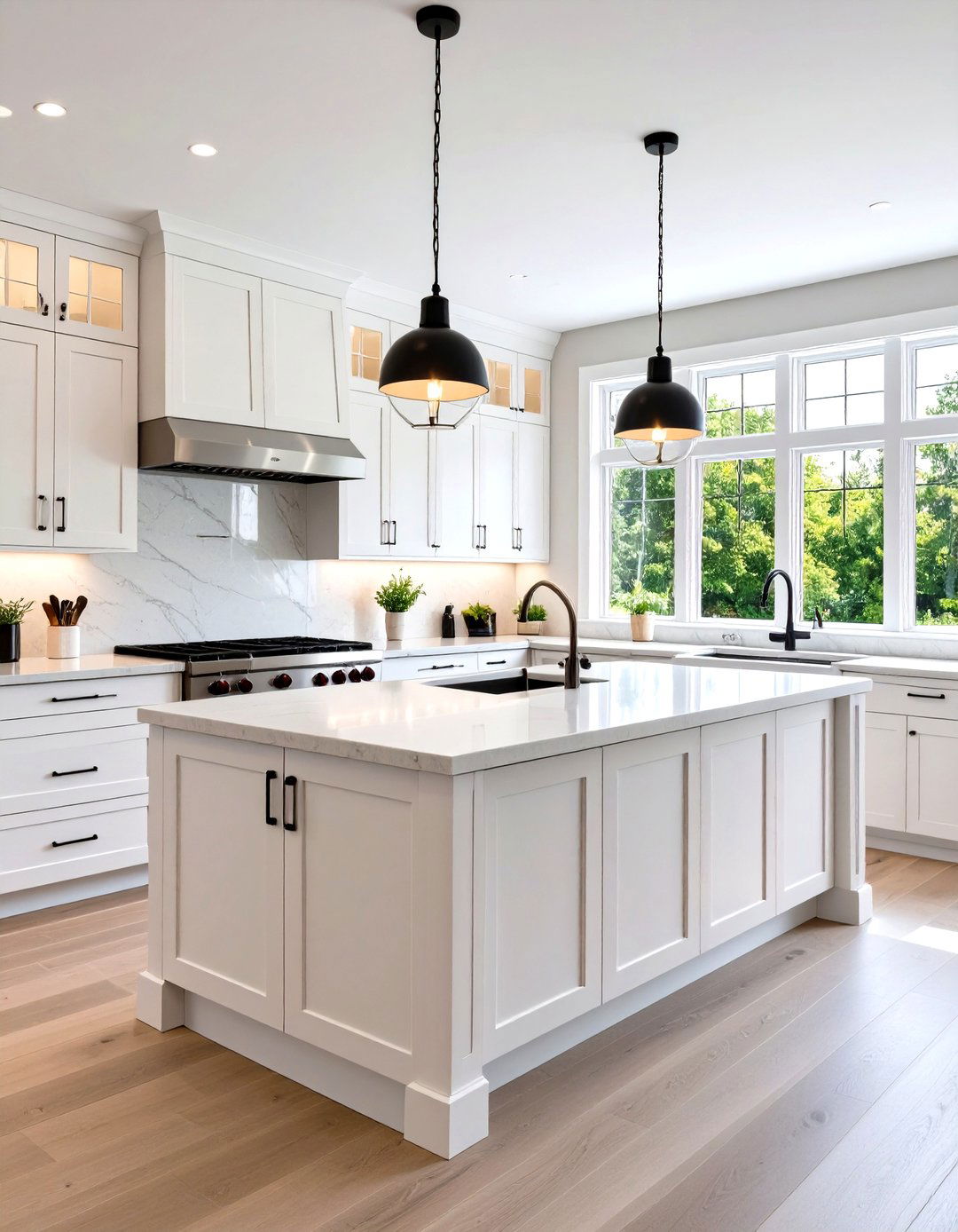 Open Kitchen L Shaped Layout Integration - 20 Open Kitchen Ideas