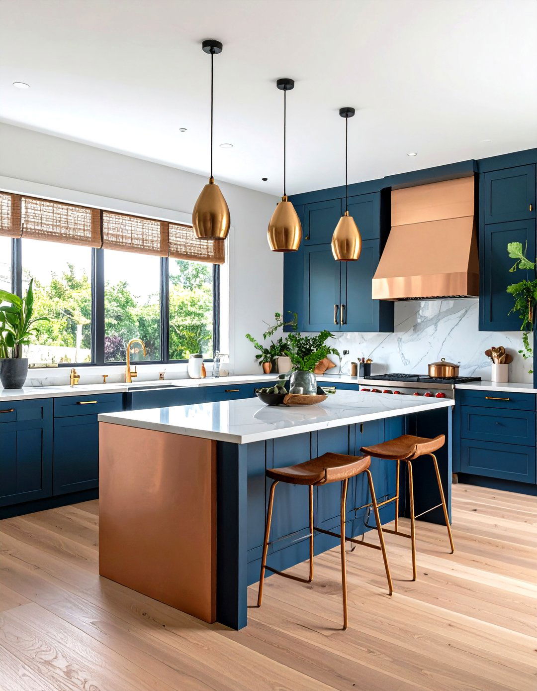 Open Kitchen Metallic Finish Combinations - 20 Open Kitchen Ideas