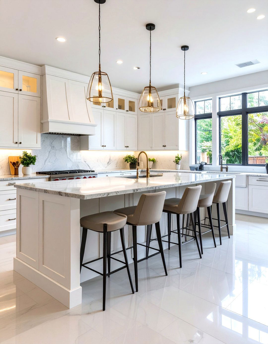 Open Kitchen Peninsula with Breakfast Bar - 20 Open Kitchen Ideas