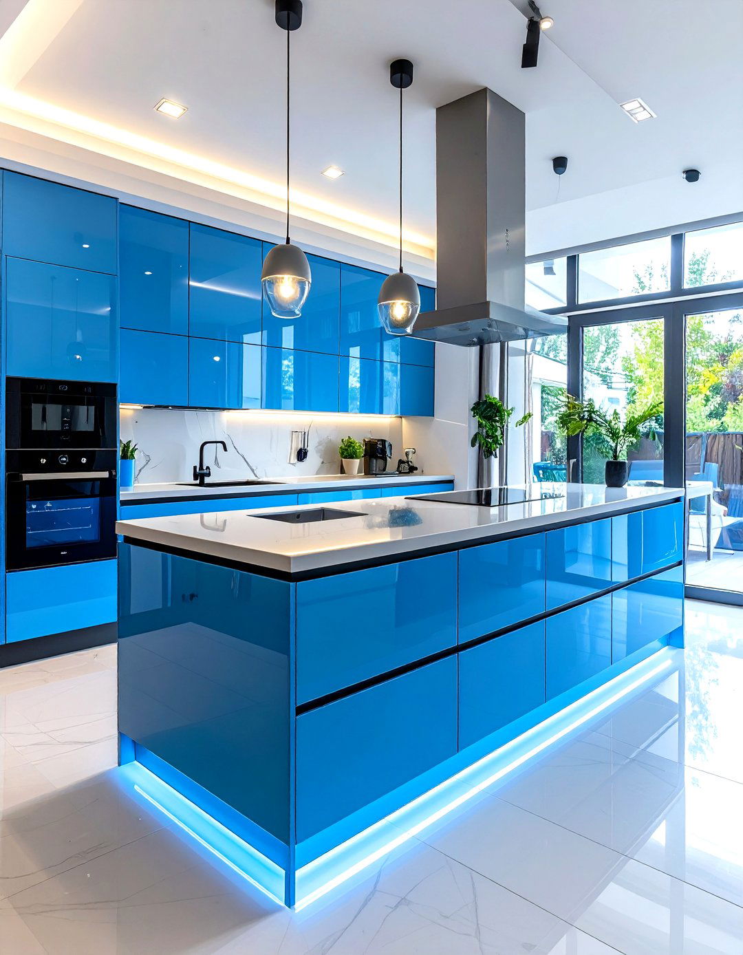 Open Kitchen Smart Technology Integration - 20 Open Kitchen Ideas