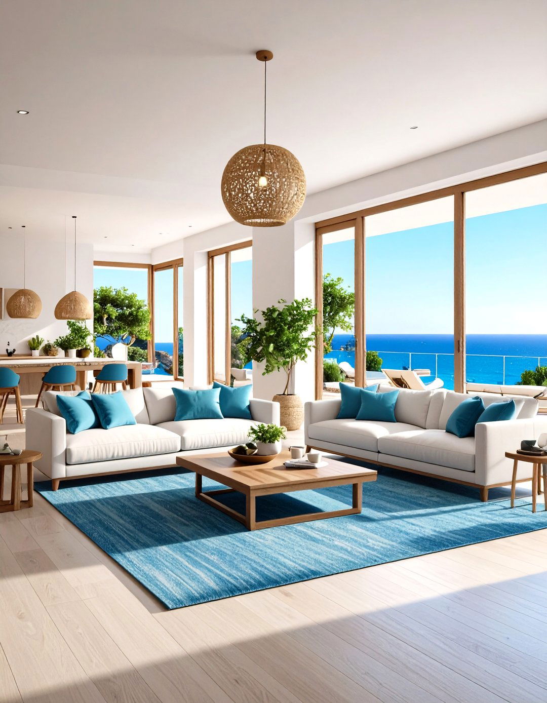 Open Layout Mediterranean Interior Design - 20 Mediterranean Interior Design Ideas