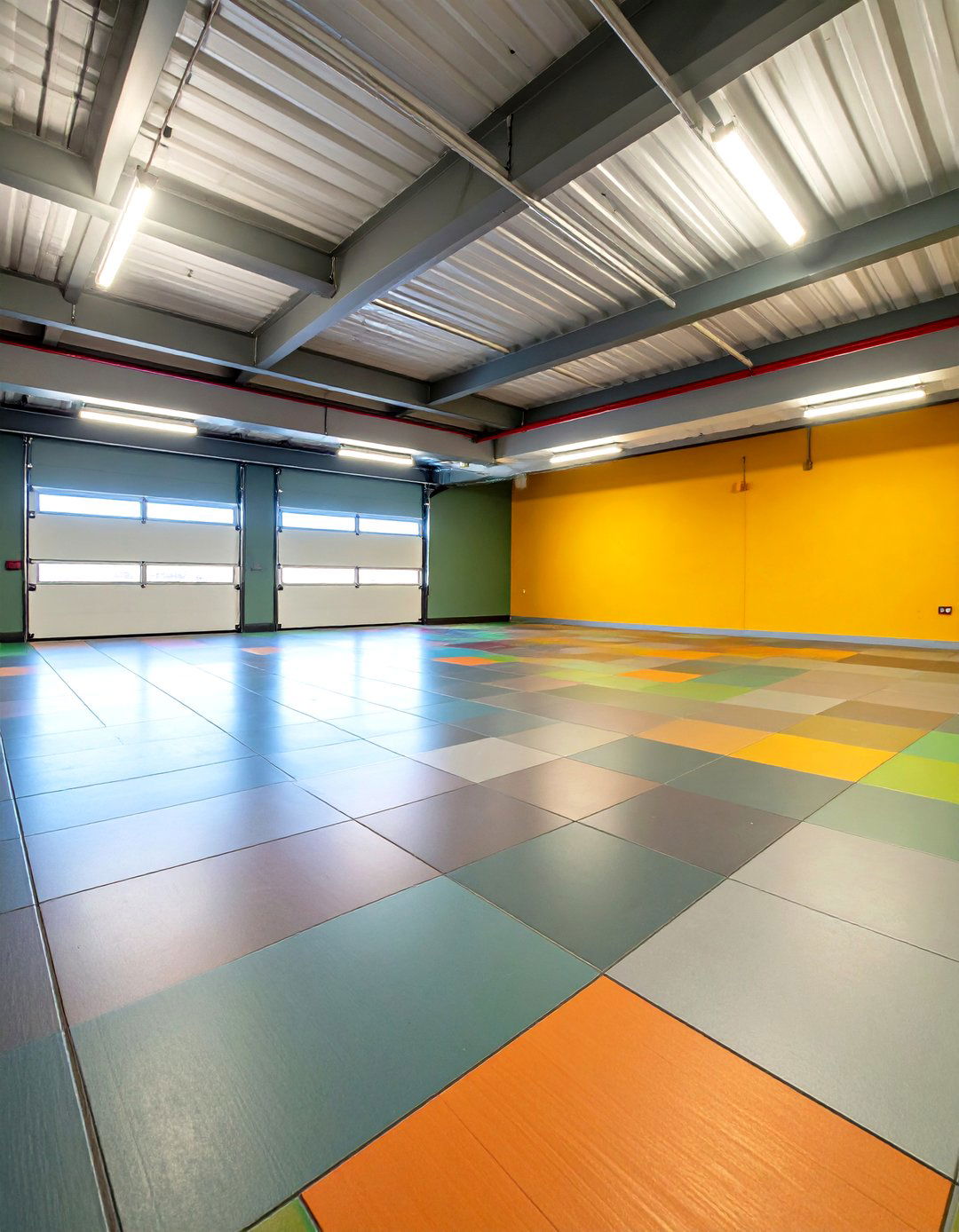 Open Profile Modular Tiles for Built In Ventilation - 20 Garage Flooring Ideas