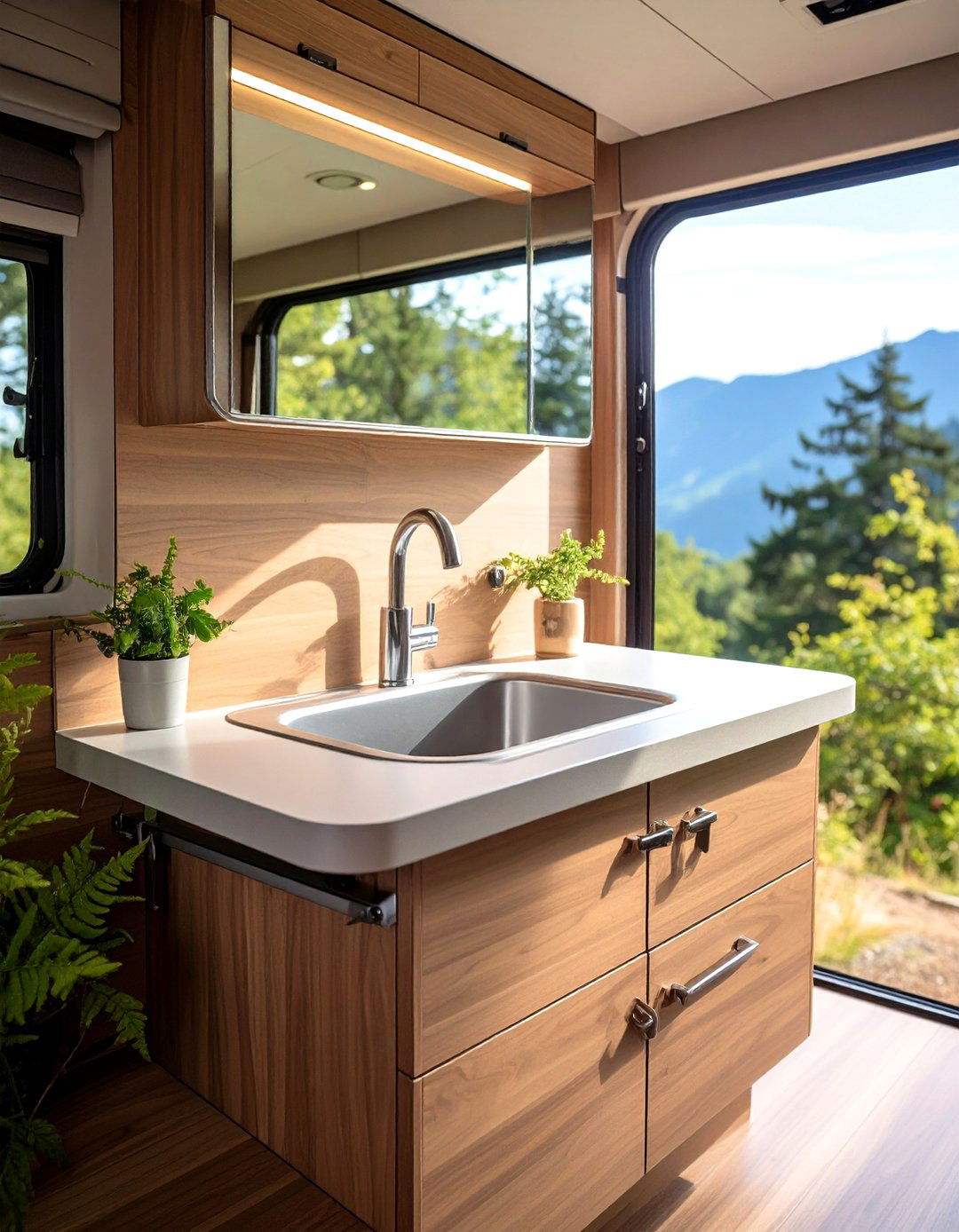 Opt for Command Hooks and Suction Cup Accessories - 20 Small Rv Bathroom Ideas
