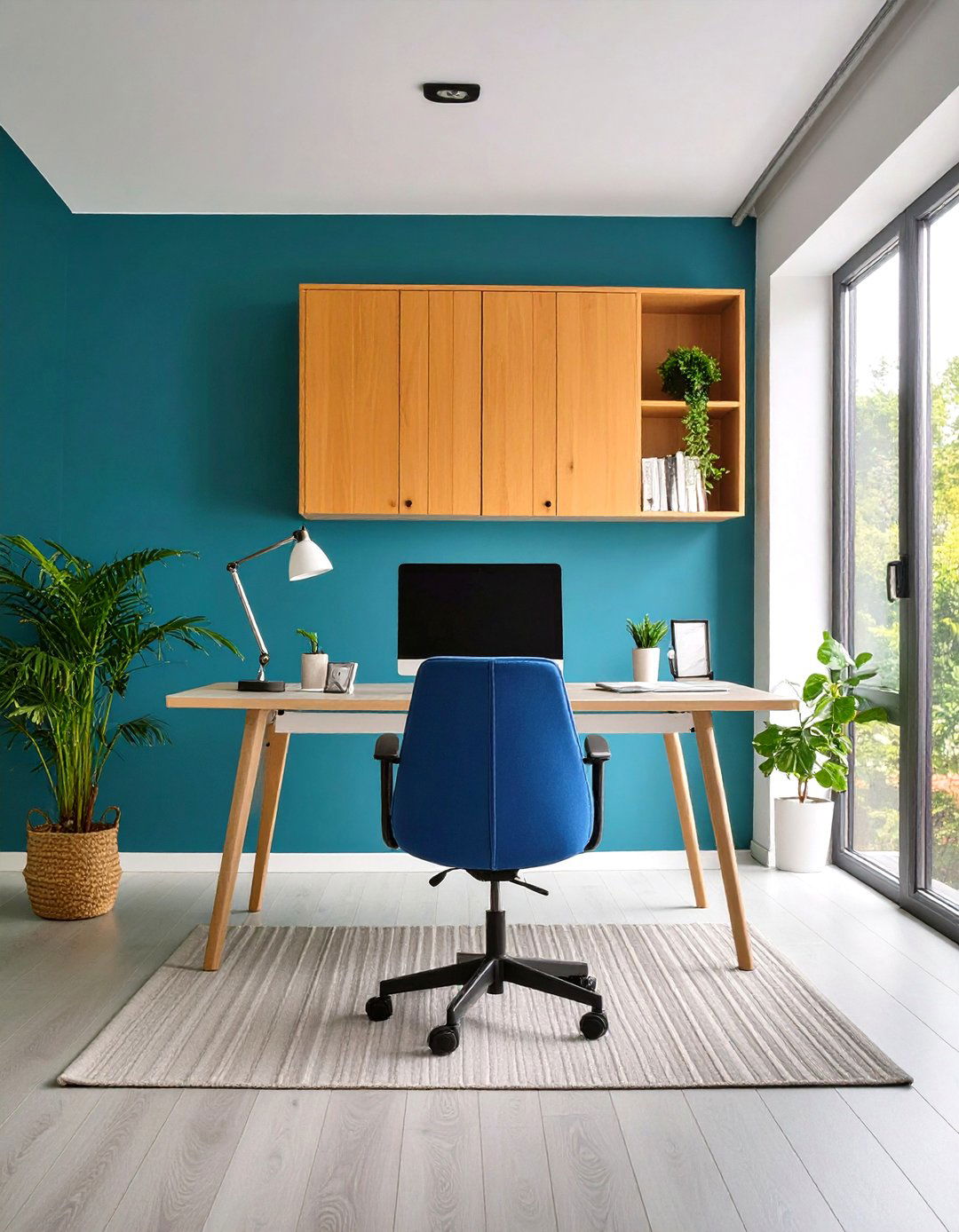 Opt for Minimalist Decor - 20 Small Home Office Ideas