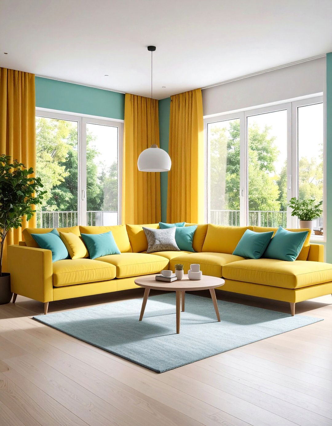 Optimize Small Spaces with Compact Sectionals - 20 Sectional Living Room Ideas