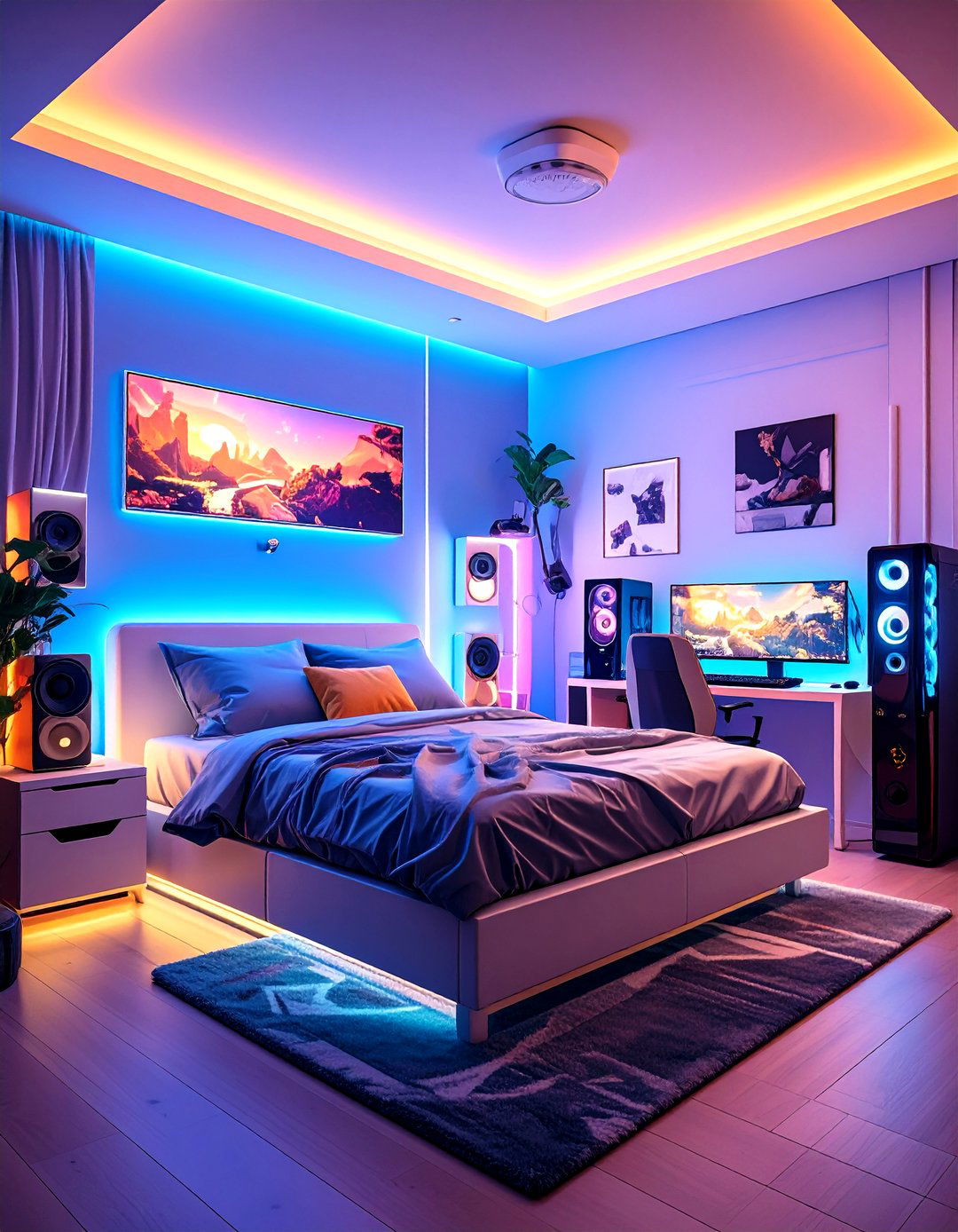 Optimized Airflow and Dust Control - 20 Gaming Bedroom Ideas