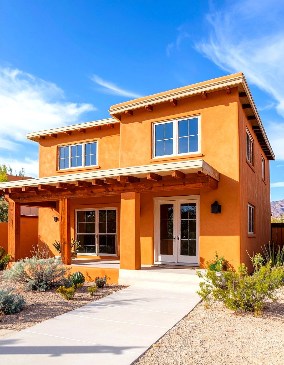 Orange House Exterior Adobe Southwestern Design - 20 Orange House Exterior Ideas