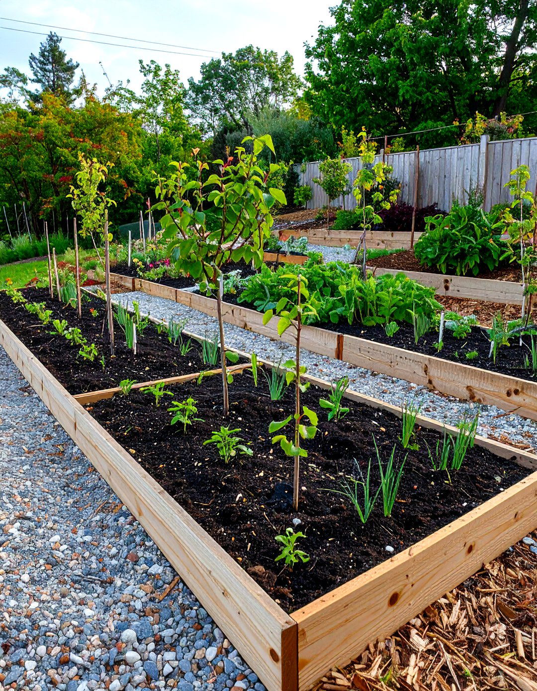 Orchard Terraced Garden Protects Frost Sensitive Fruit - 20 Hillside Terraced Garden Ideas