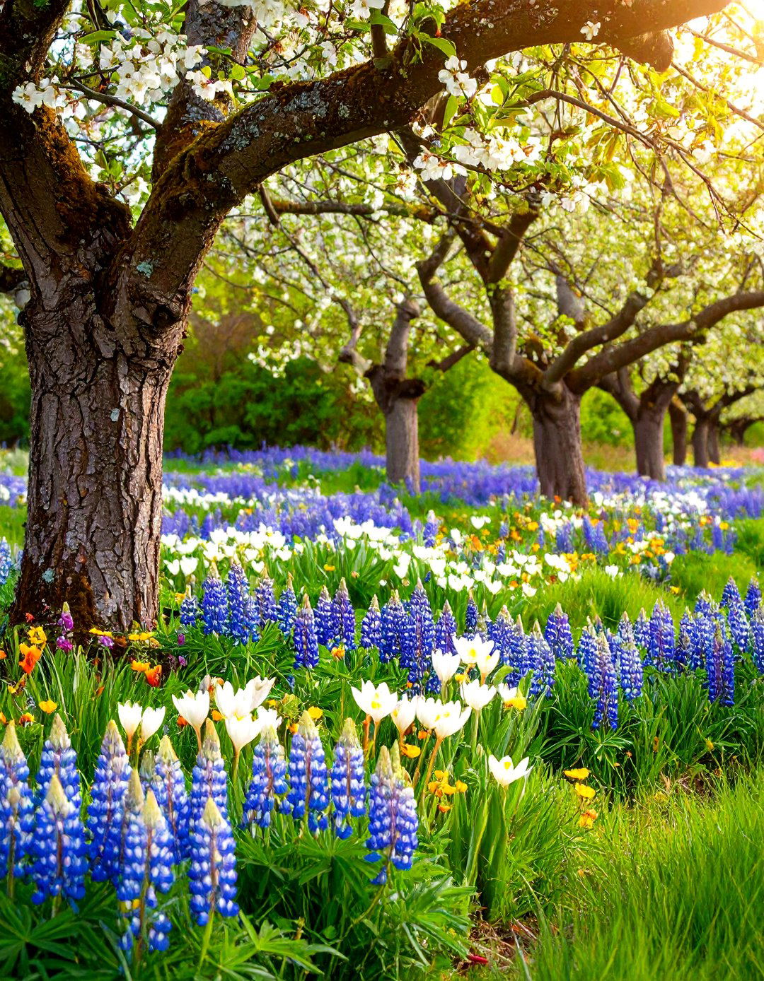 Orchard Underplanting Wildflower Garden - 20 Wildflower Garden Ideas