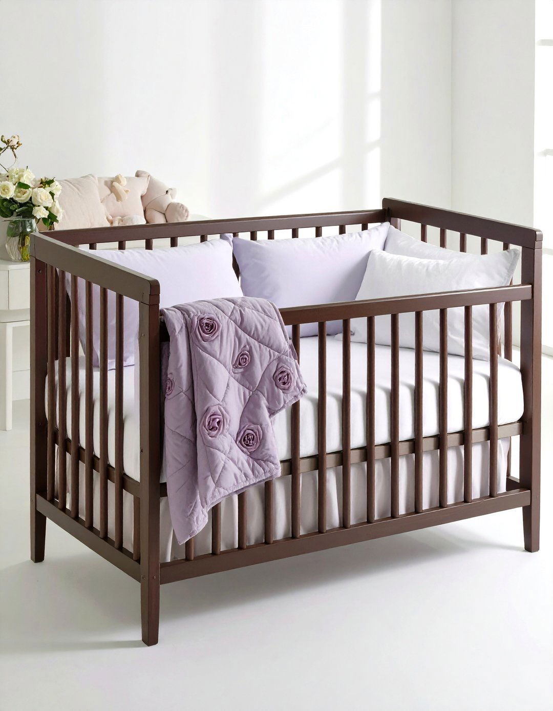 Organic Cotton Botanical Bedding - 20 Floral Nursery Ideas
