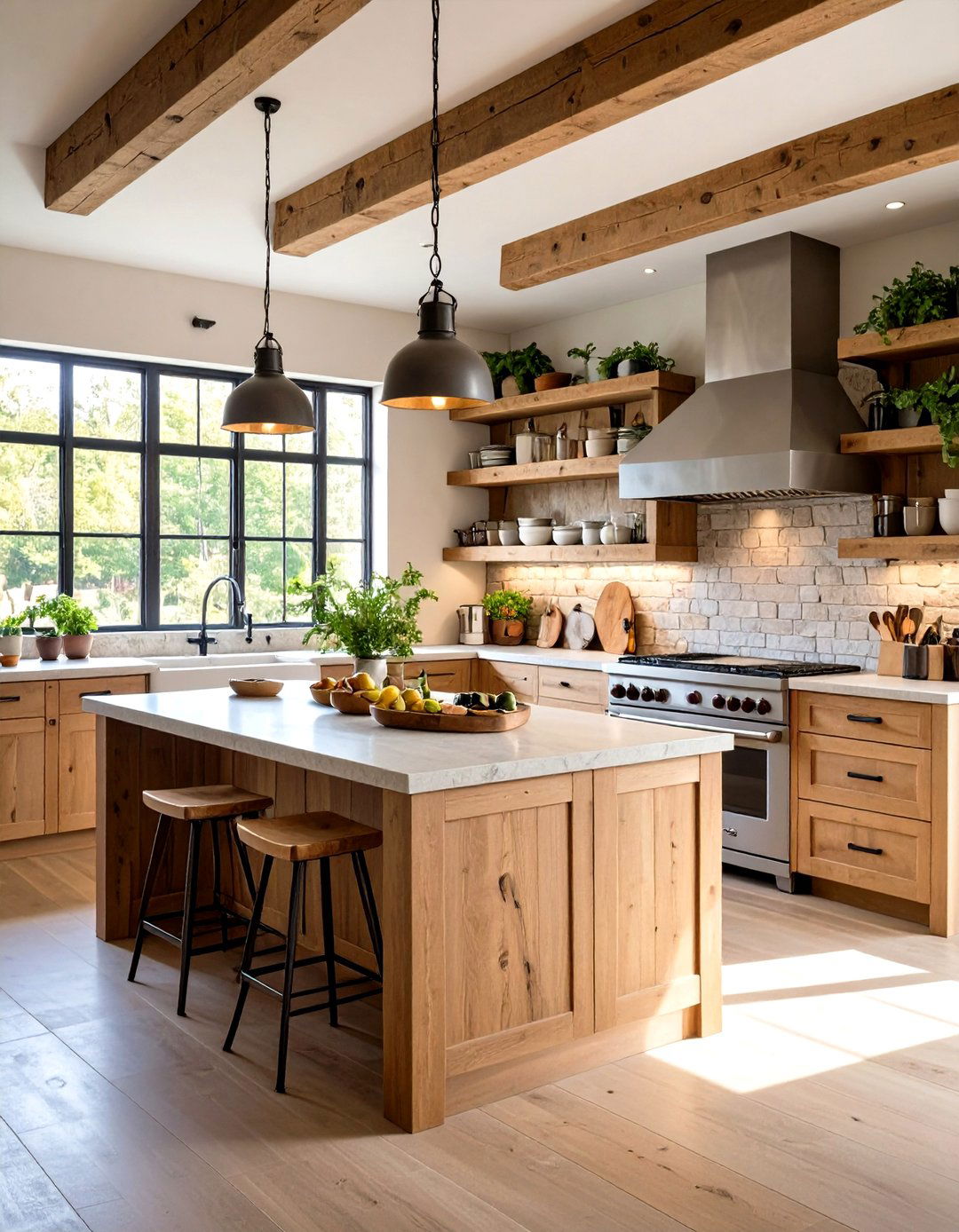 Organic Kitchen Design Featuring Raw Natural Finishes - 20 Organic Kitchen Design Ideas