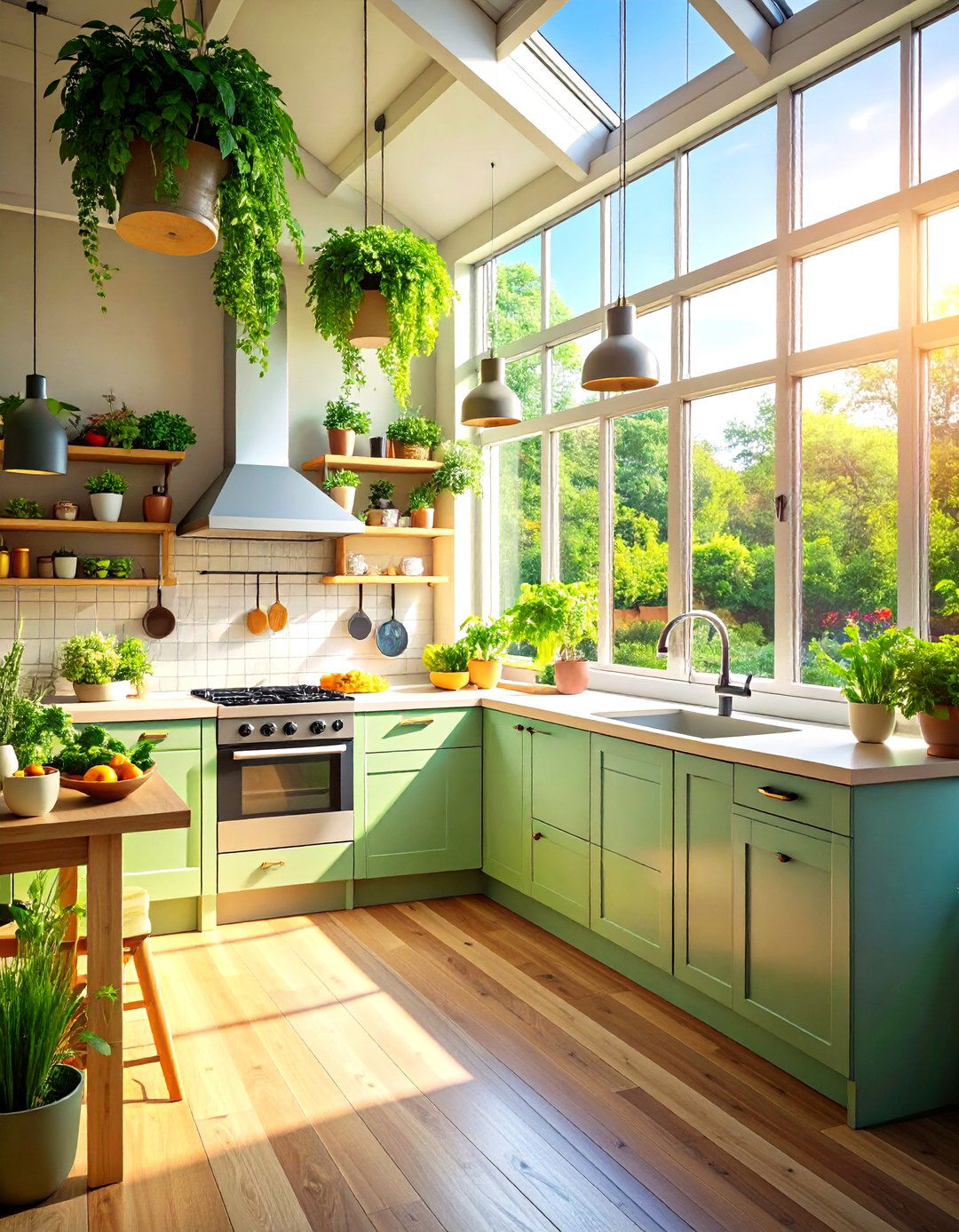 Organic Kitchen Design Incorporating Biophilic Elements - 20 Organic Kitchen Design Ideas