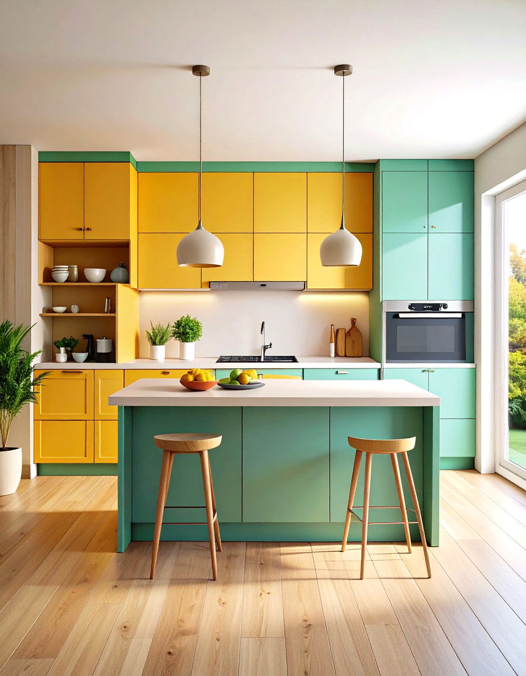 Organic Kitchen Design with Minimalist Clean Lines - 20 Organic Kitchen Design Ideas